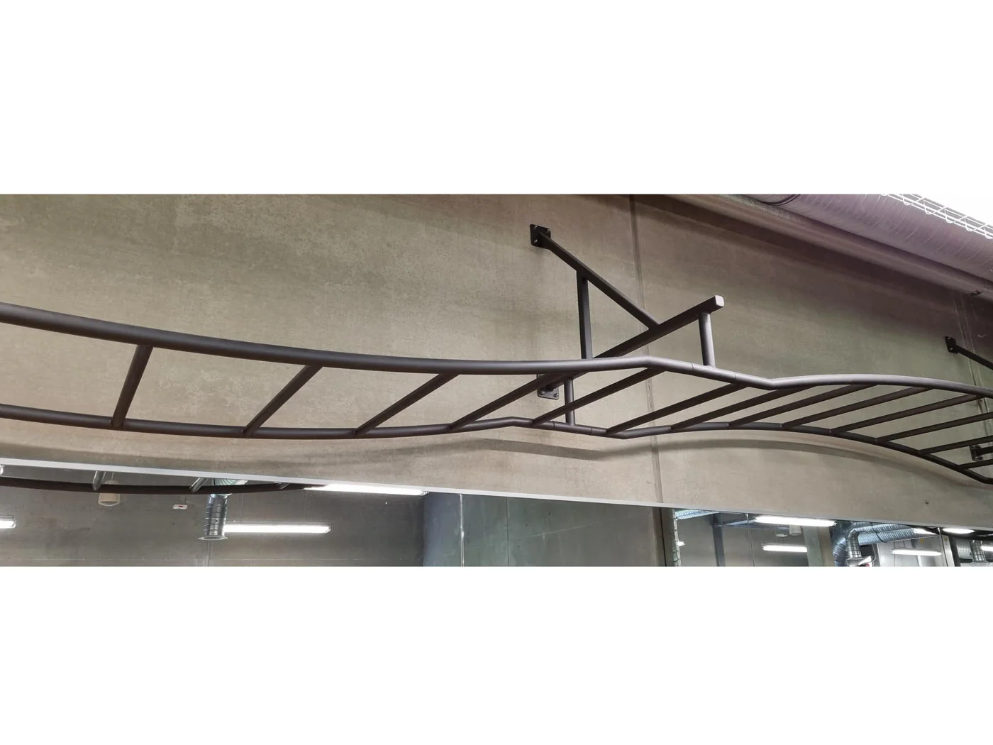 14 Meter Lange Monkey Bar Kletterstange zum Hangeln, Klimmzüge etc, Hangelgerüst, Affenleiter Rig wie bei Ninja Warrior, gebraucht - guter Zustand - Image 13