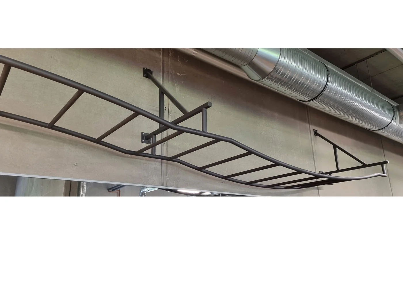 14 Meter Lange Monkey Bar Kletterstange zum Hangeln, Klimmzüge etc, Hangelgerüst, Affenleiter Rig wie bei Ninja Warrior, gebraucht - guter Zustand - Image 15