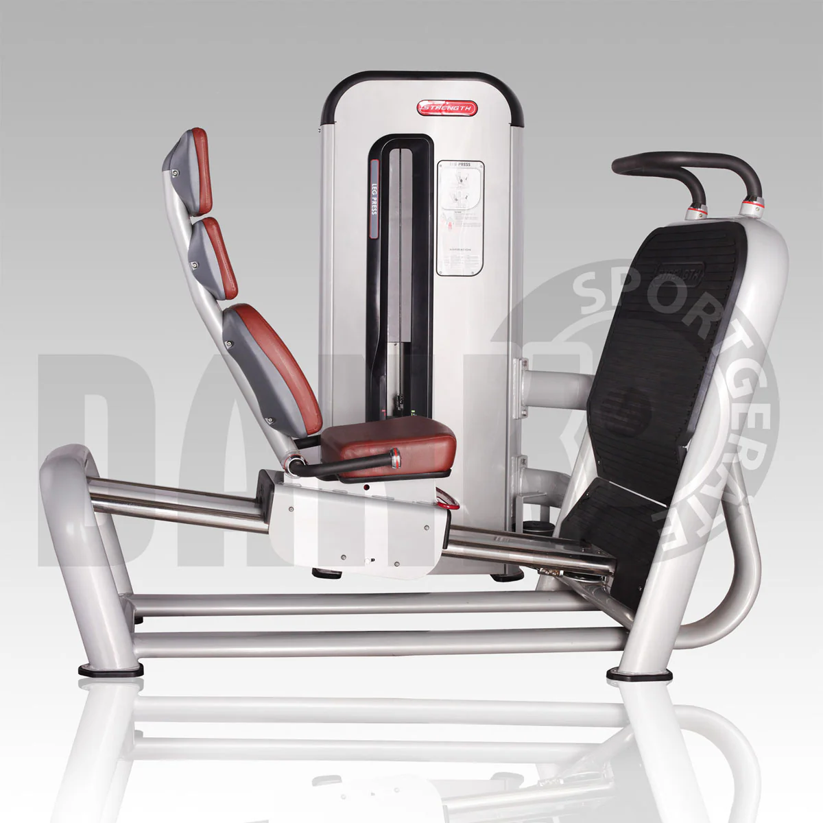 Aehnlich Star Trac, TechnoGym oder Gym80 - Danksport S-Line Gerätepark - 30 Kraftgeräte & Zubehör, Neue Geräte, Farbe Silber, Polster Braun - Image 14