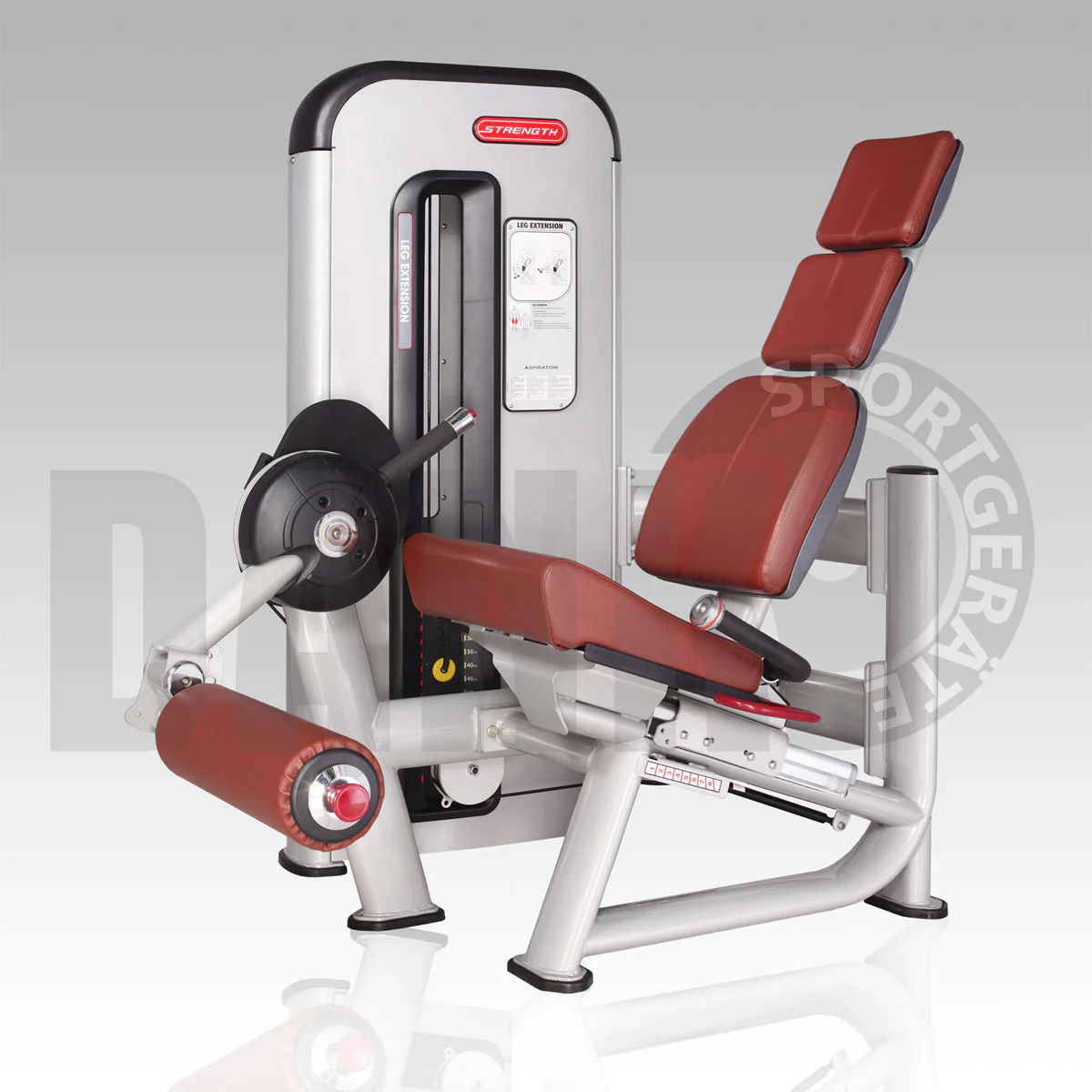 Aehnlich Star Trac, TechnoGym oder Gym80 - Danksport S-Line Gerätepark - 30 Kraftgeräte & Zubehör, Neue Geräte, Farbe Silber, Polster Braun - Image 16
