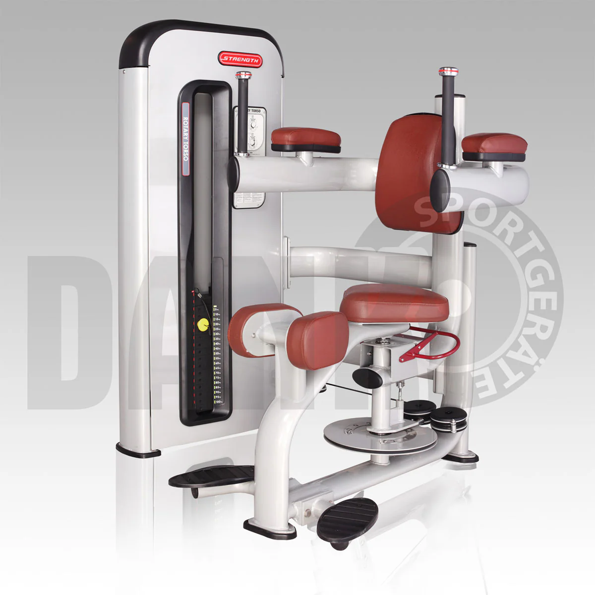 Aehnlich Star Trac, TechnoGym oder Gym80 - Danksport S-Line Gerätepark - 30 Kraftgeräte & Zubehör, Neue Geräte, Farbe Silber, Polster Braun - Image 20