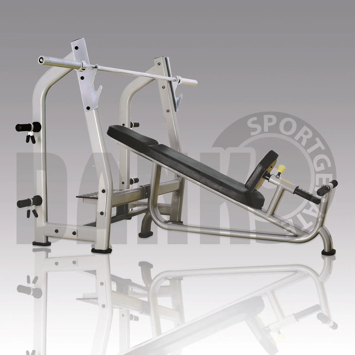 Aehnlich Star Trac, TechnoGym oder Gym80 - Danksport S-Line Gerätepark - 30 Kraftgeräte & Zubehör, Neue Geräte, Farbe Silber, Polster Braun - Image 25