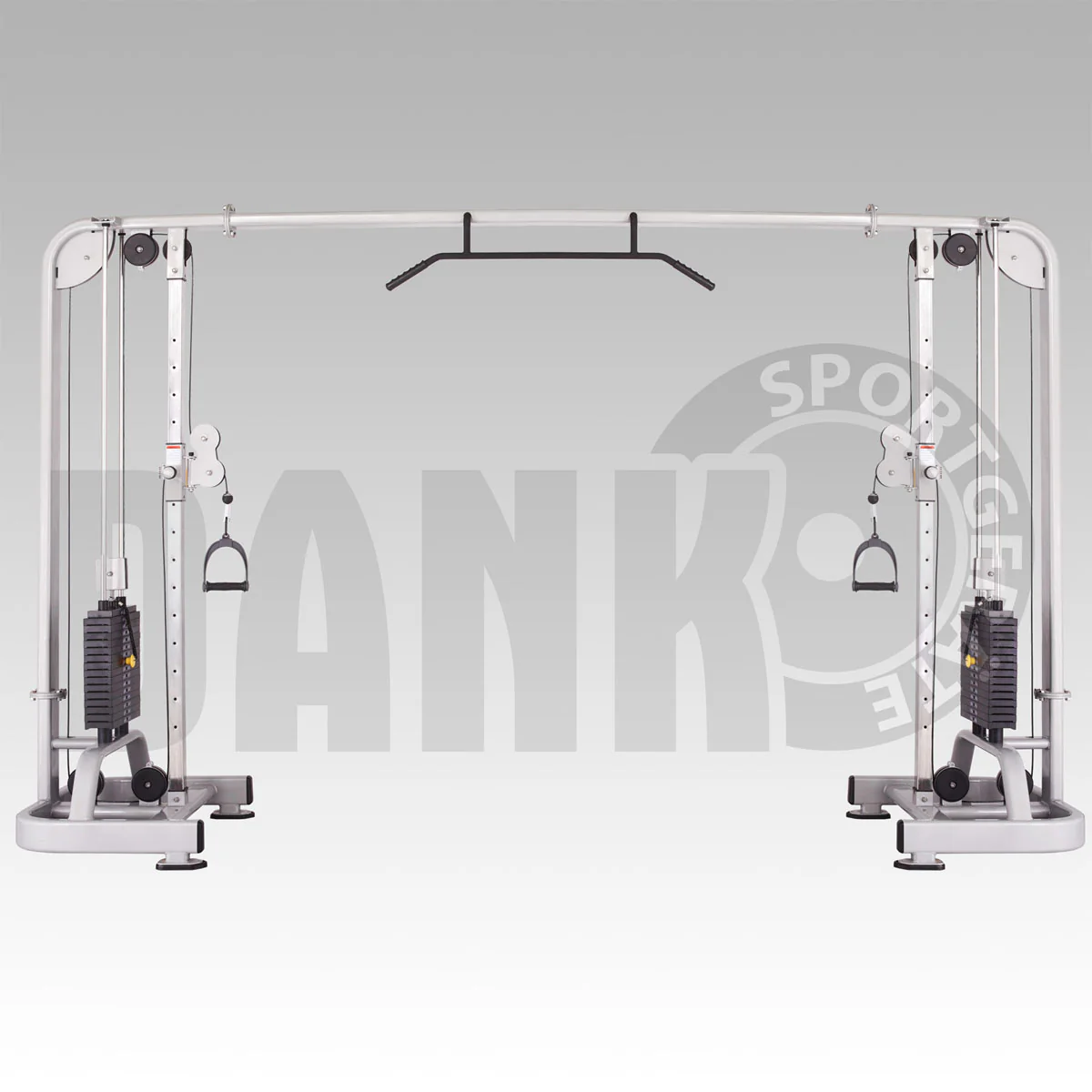 Aehnlich Star Trac, TechnoGym oder Gym80 - Danksport S-Line Gerätepark - 30 Kraftgeräte & Zubehör, Neue Geräte, Farbe Silber, Polster Braun - Image 5