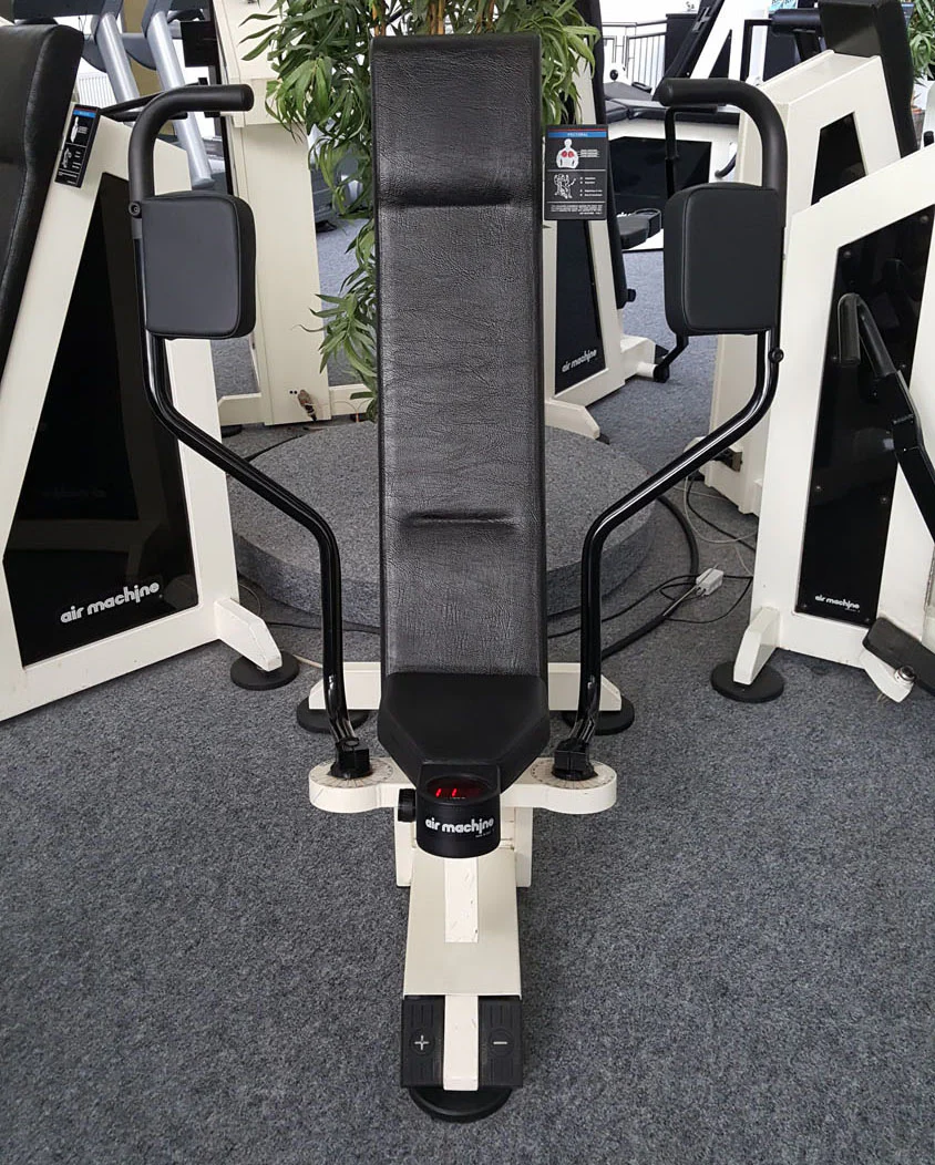 Air Machine Zirkel, 14 Fitnessgeräte mit Widerstand über Luftdruck inkl. Kompressor, Ähnlich Hydraulik, gebraucht zum Sonderpreis - Image 10