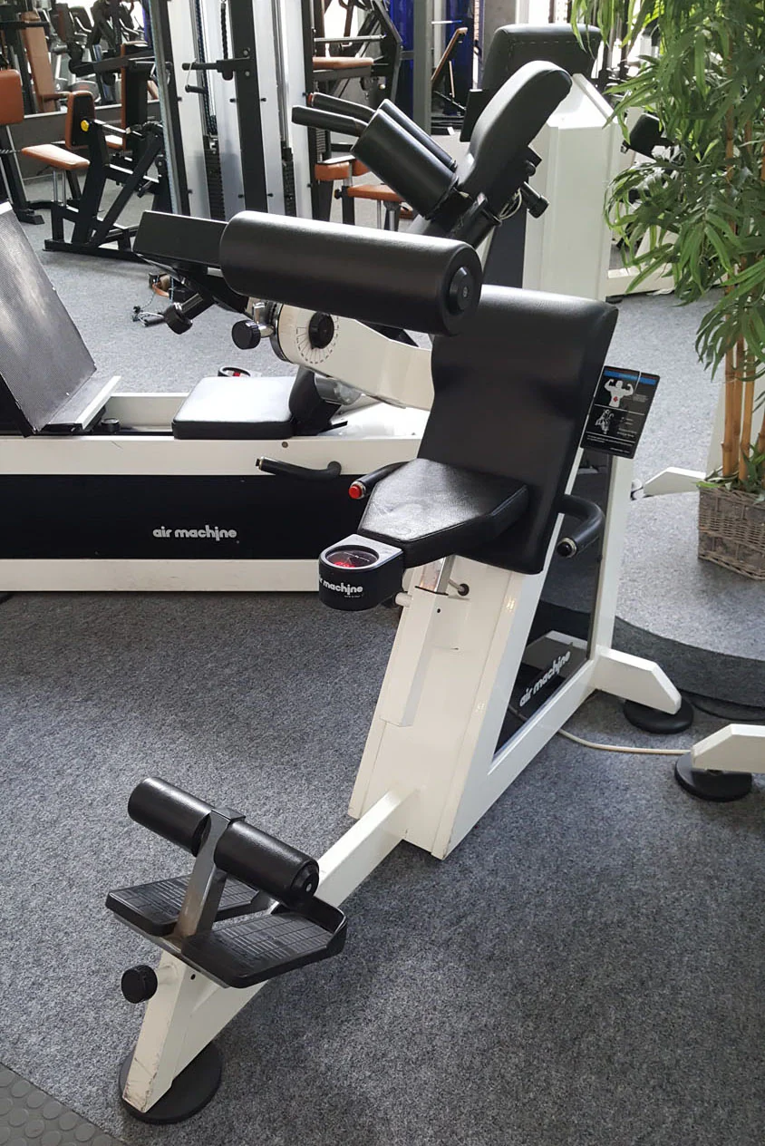 Air Machine Zirkel, 14 Fitnessgeräte mit Widerstand über Luftdruck inkl. Kompressor, Ähnlich Hydraulik, gebraucht zum Sonderpreis - Image 12