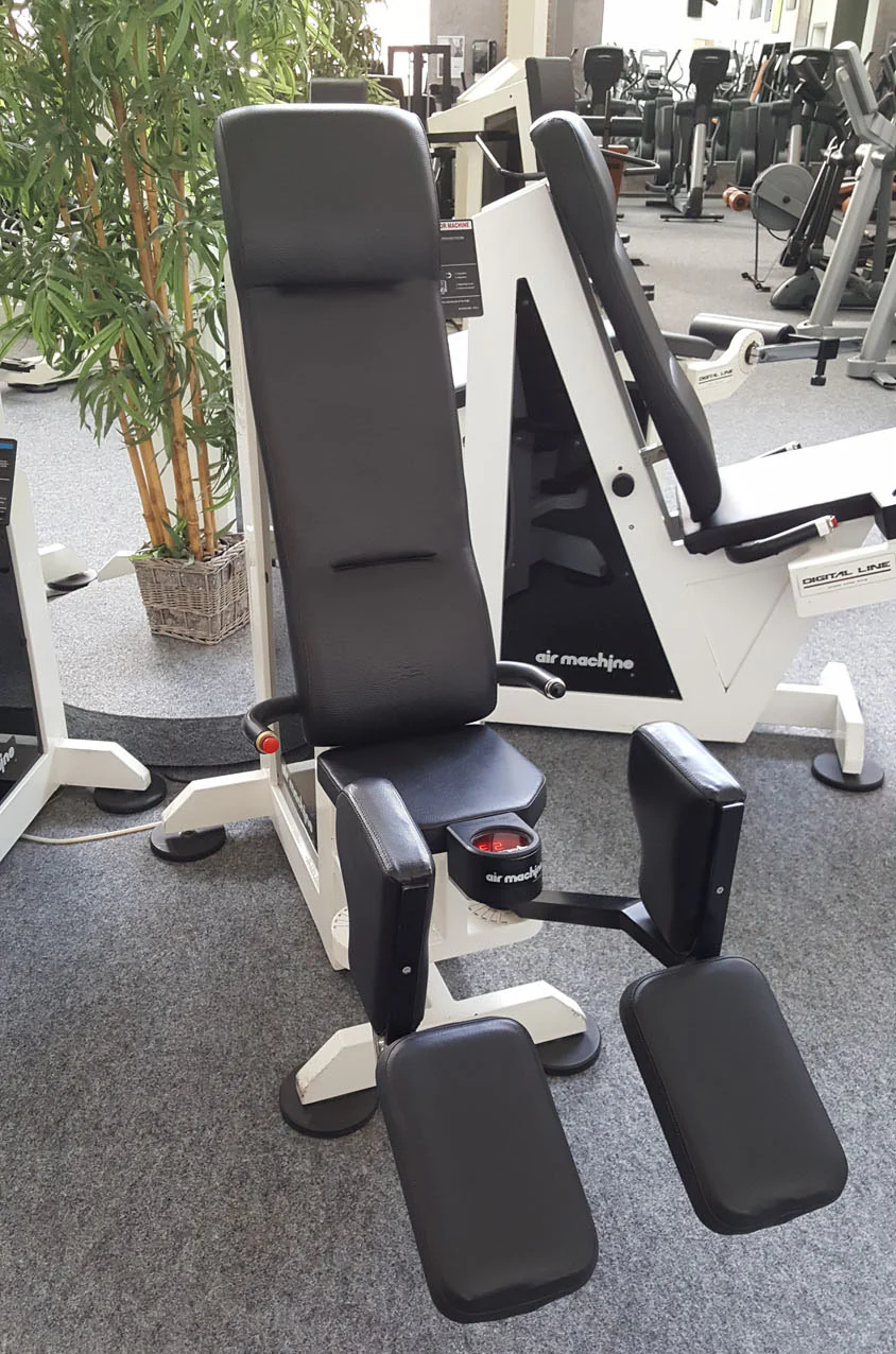 Air Machine Zirkel, 14 Fitnessgeräte mit Widerstand über Luftdruck inkl. Kompressor, Ähnlich Hydraulik, gebraucht zum Sonderpreis - Image 2