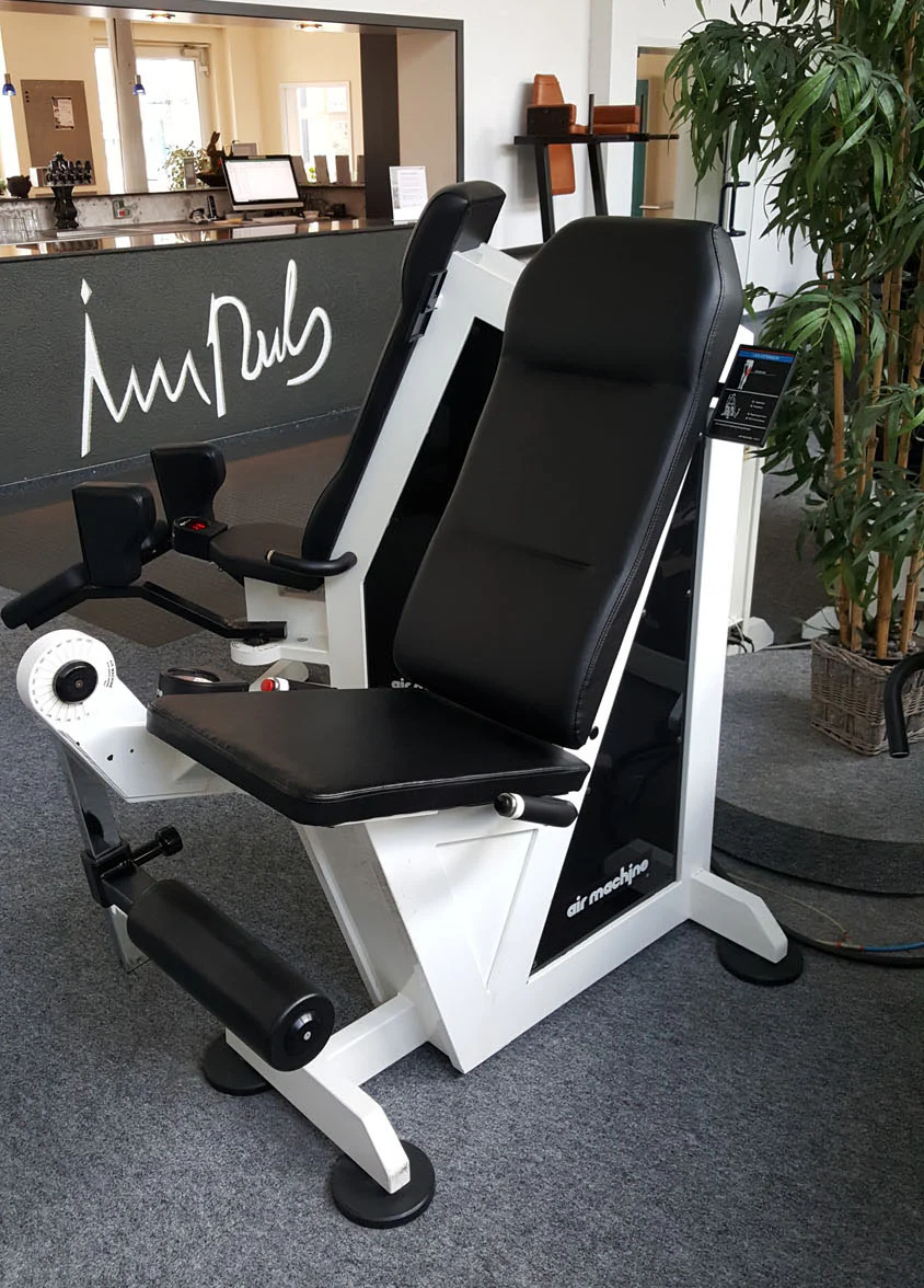 Air Machine Zirkel, 14 Fitnessgeräte mit Widerstand über Luftdruck inkl. Kompressor, Ähnlich Hydraulik, gebraucht zum Sonderpreis - Image 7