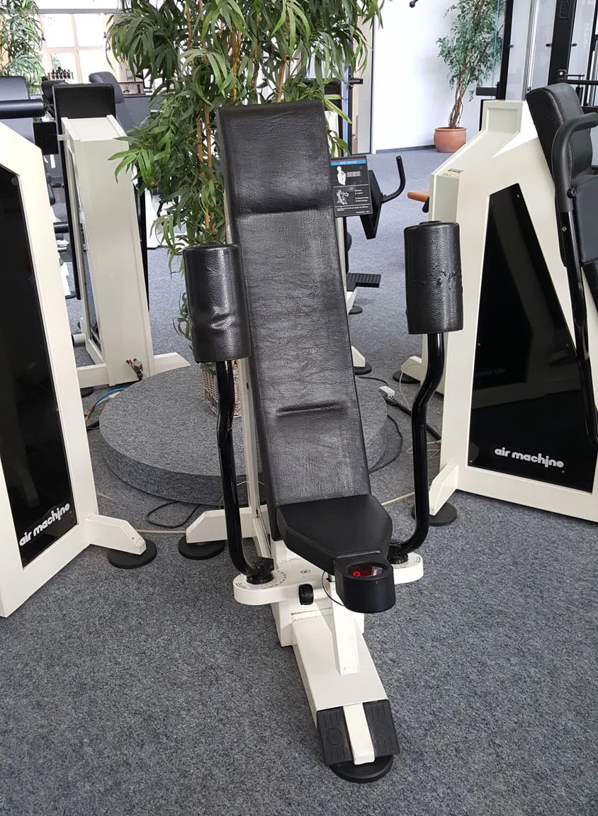 Air Machine Zirkel, 14 Fitnessgeräte mit Widerstand über Luftdruck inkl. Kompressor, Ähnlich Hydraulik, gebraucht zum Sonderpreis - Image 9