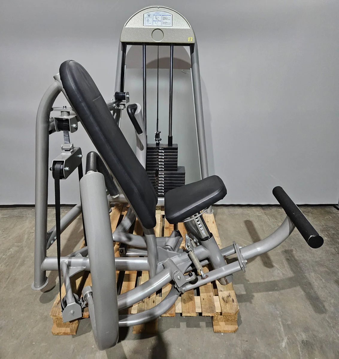 AS Sport bzw Proxowell Bankdrückmaschine, Brustpresse, Chestpress, Rahmenfarbe Silber, gebraucht mit Gebrauchsspuren - Image 3