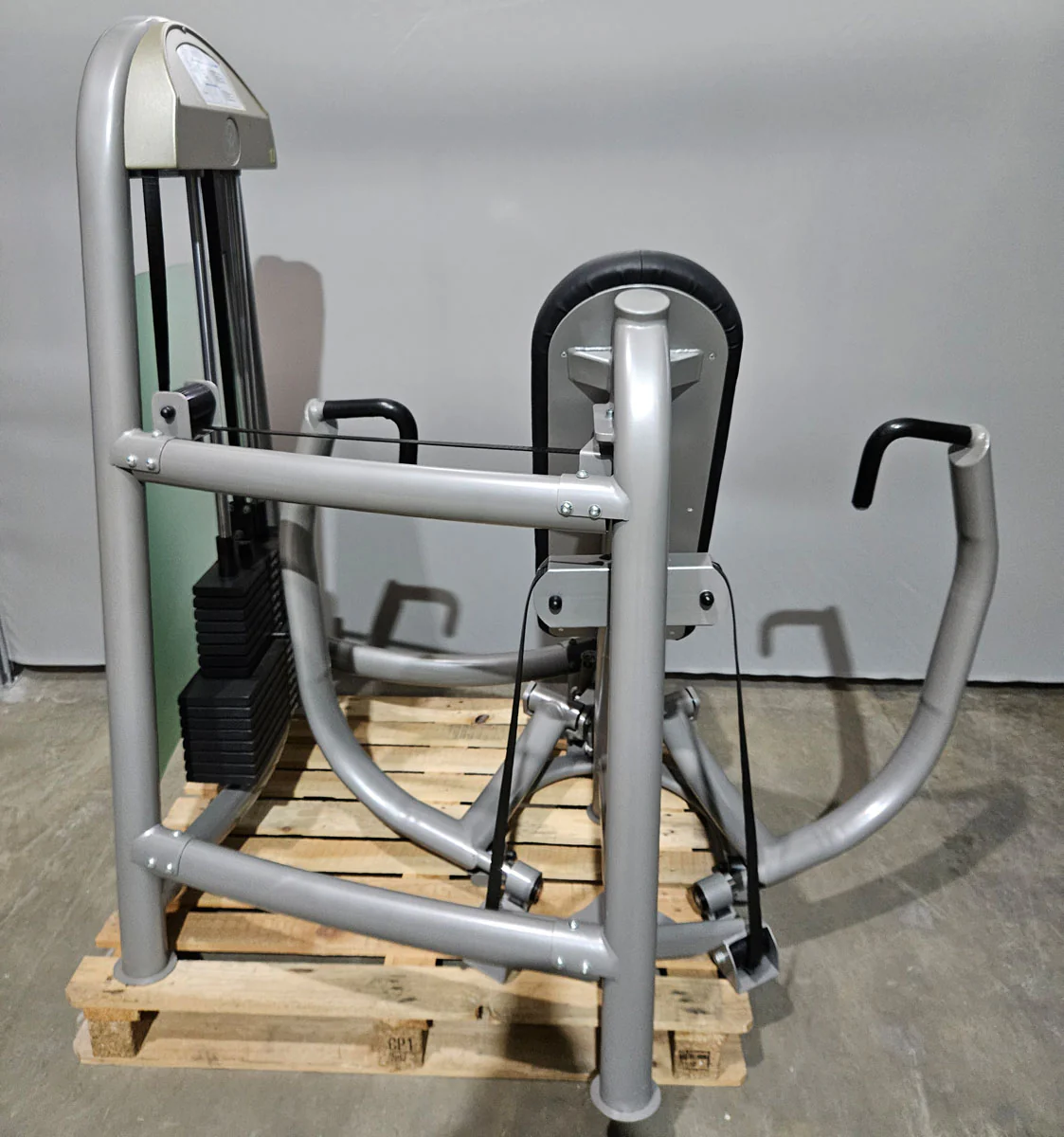 AS Sport bzw Proxowell Bankdrückmaschine, Brustpresse, Chestpress, Rahmenfarbe Silber, gebraucht mit Gebrauchsspuren - Image 4