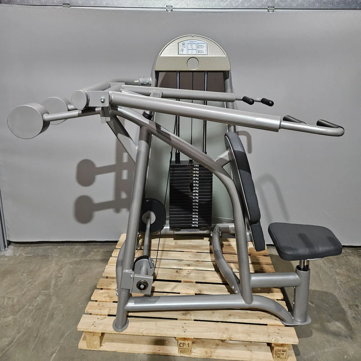 AS Sport bzw Proxowell Schulterpresse, Shoulder Press, Overhead Press, Rahmenfarbe Silber,  gebraucht - überholter Zustand - Image 3