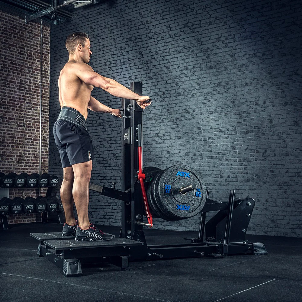 ATX Belt Squat Machine - Kniebeugen & Dips Maschine - Plate loaded - Image 7