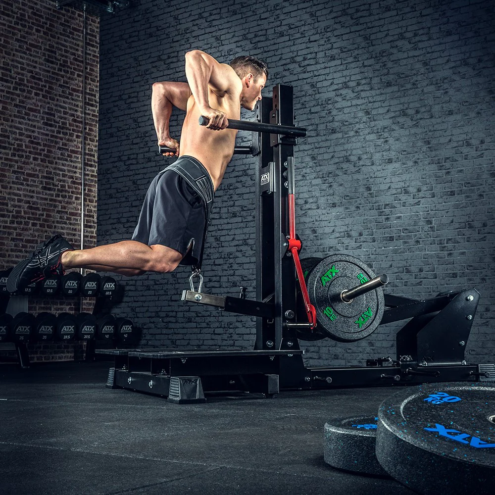 ATX Belt Squat Machine - Kniebeugen & Dips Maschine - Plate loaded - Image 8