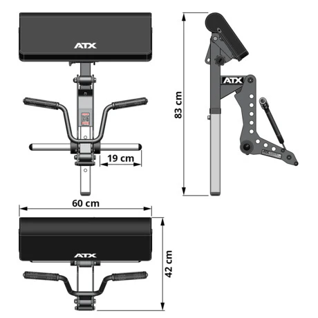 ATX Bizep-Curl-Maschine Option für diverse Multibänke - Image 12