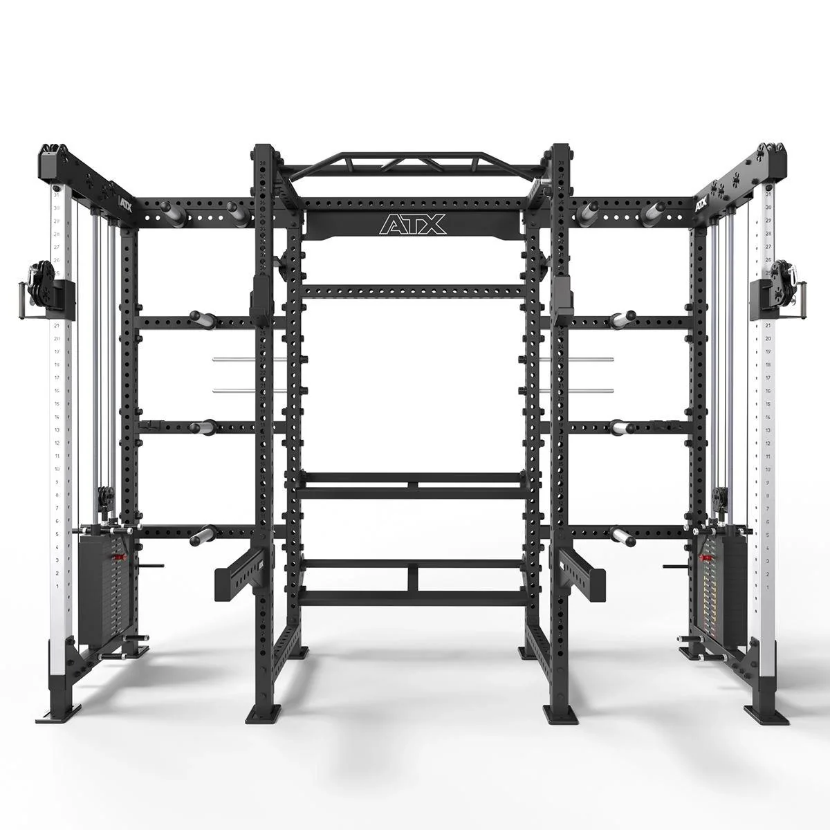 ATX Cable Cross Rack mit 2 x 90 kg Steckgewichten und vielen Extras - Image 3
