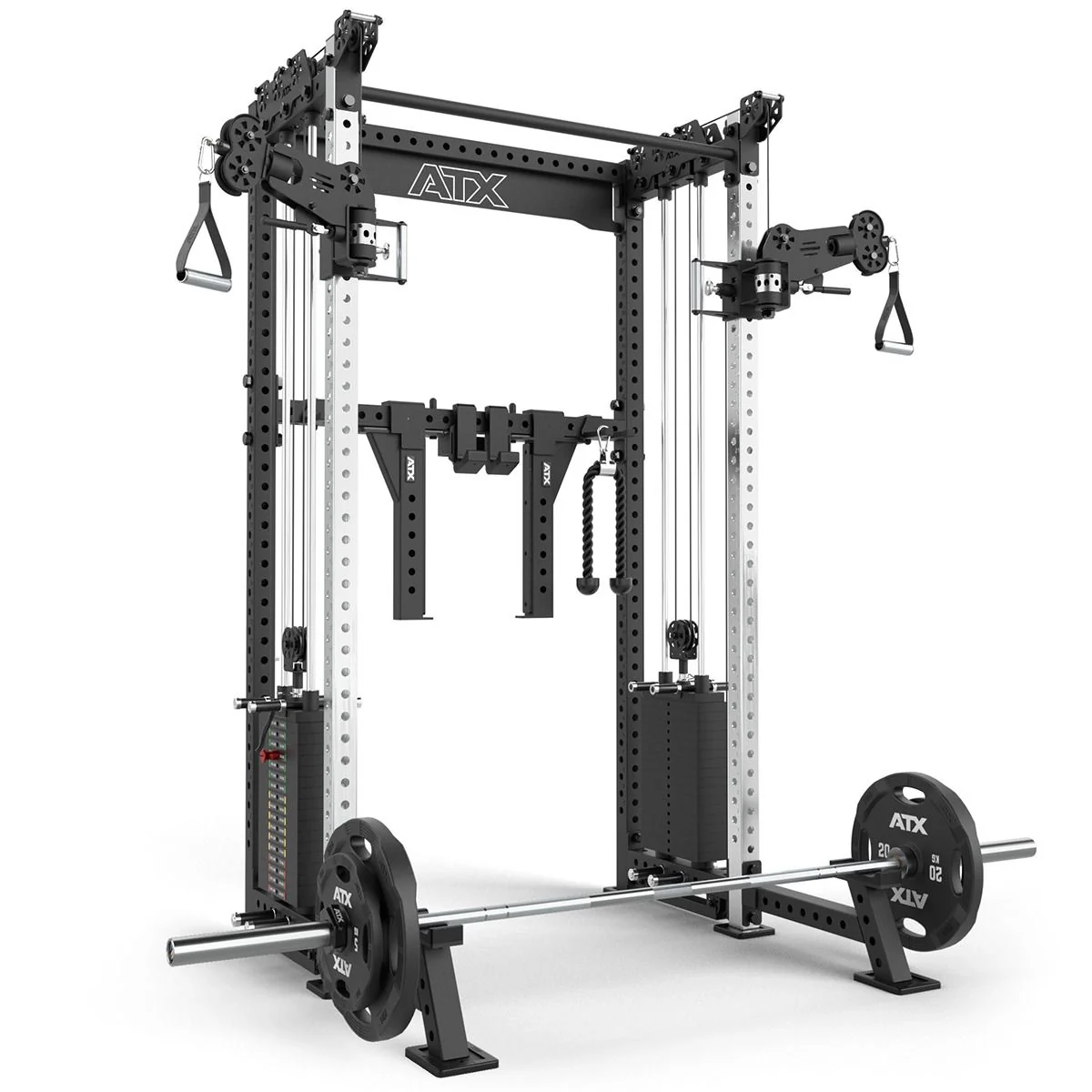 ATX Cable Half Rack mit 2 x 90 kg Steckgewichten - Image 2