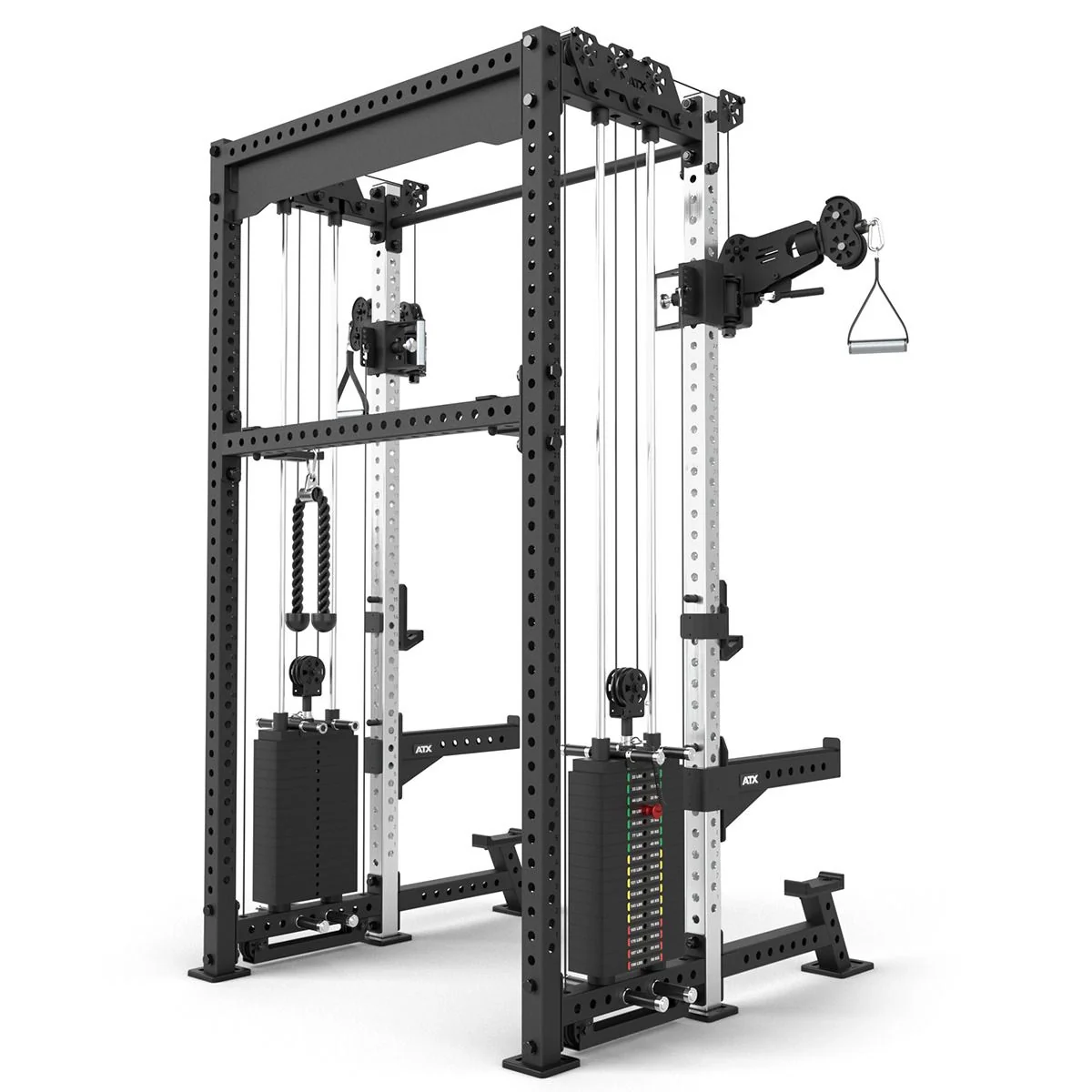ATX Cable Half Rack mit 2 x 90 kg Steckgewichten - Image 8
