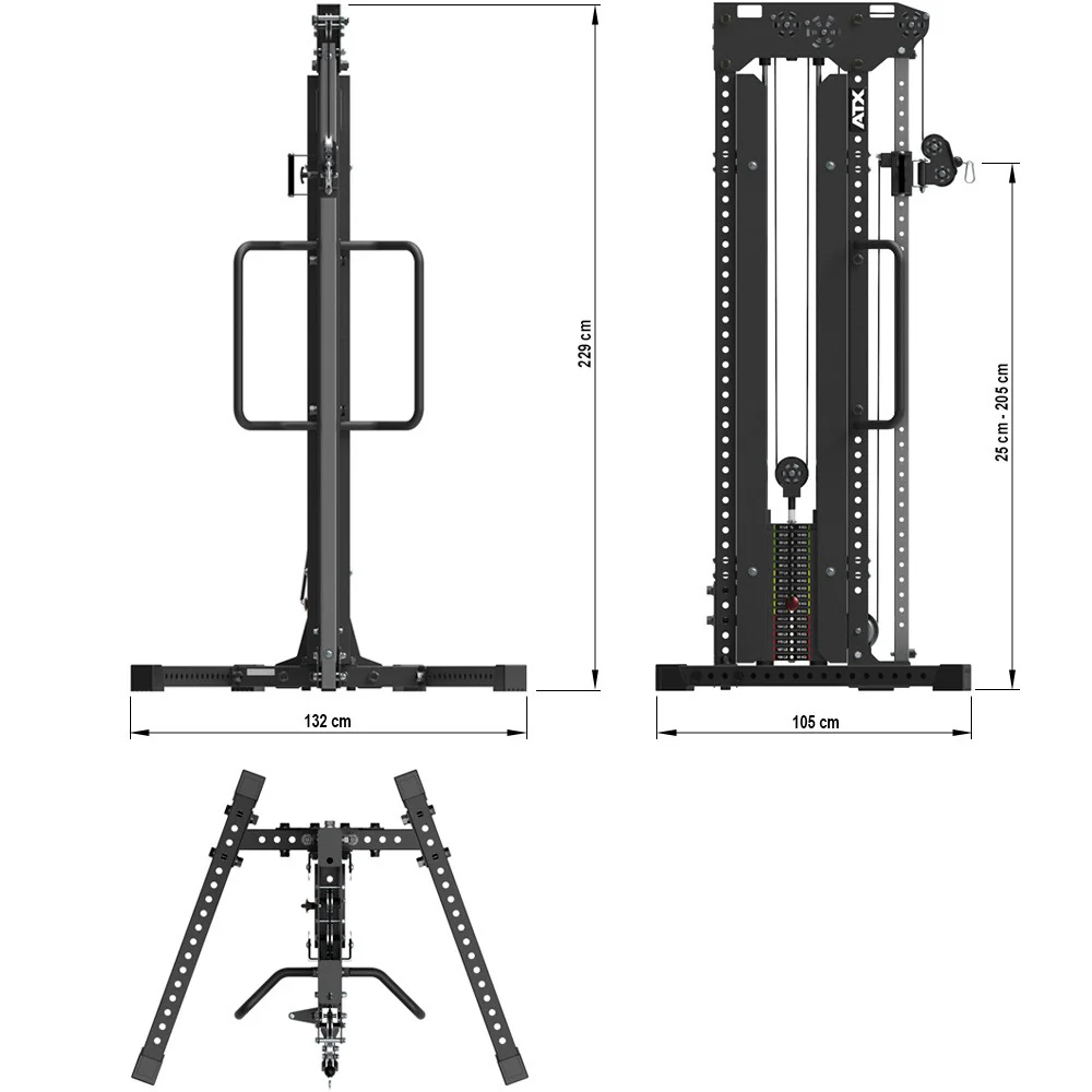 ATX Cable Pull Tower/ Single 90KG - Image 8