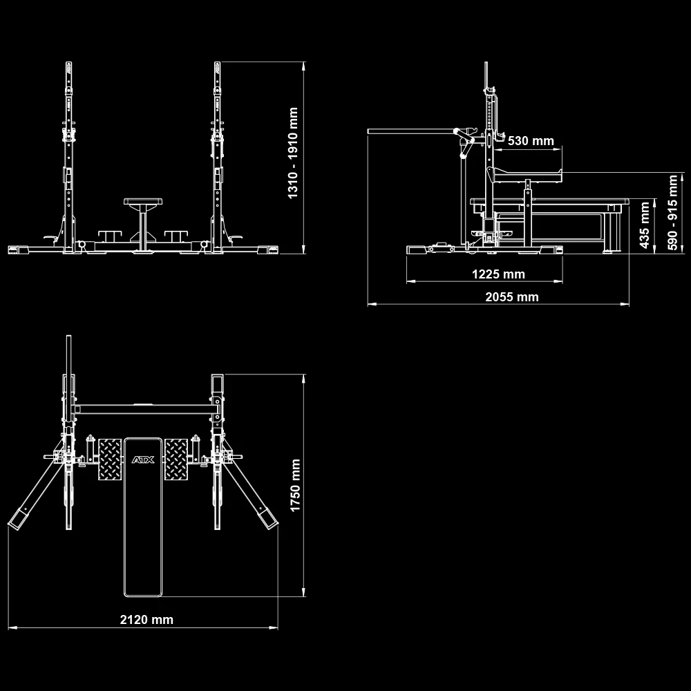 ATX Combo Rack - Wettkampf Rack - IPF approved - Image 10