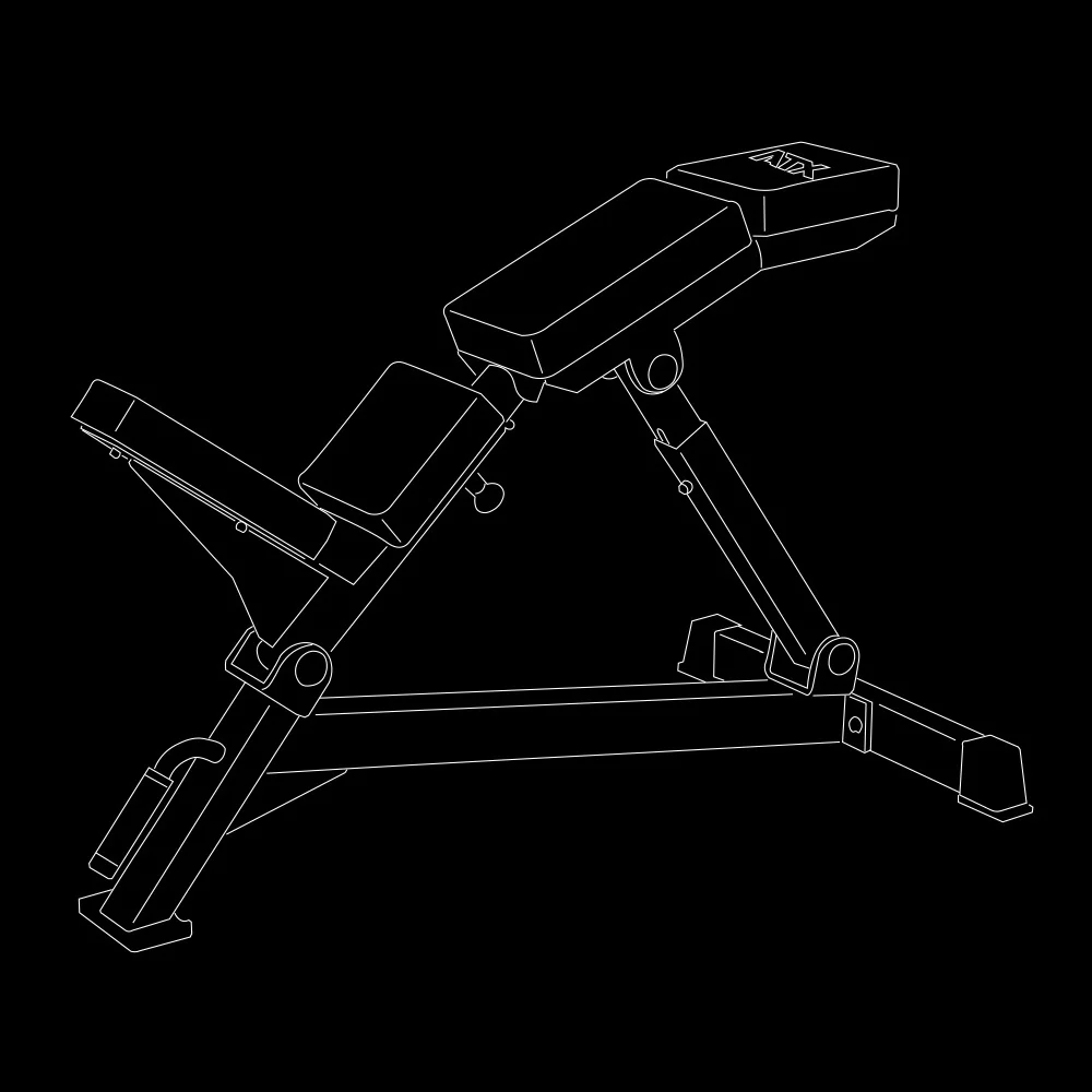ATX Curved Incline Bench - Image 12