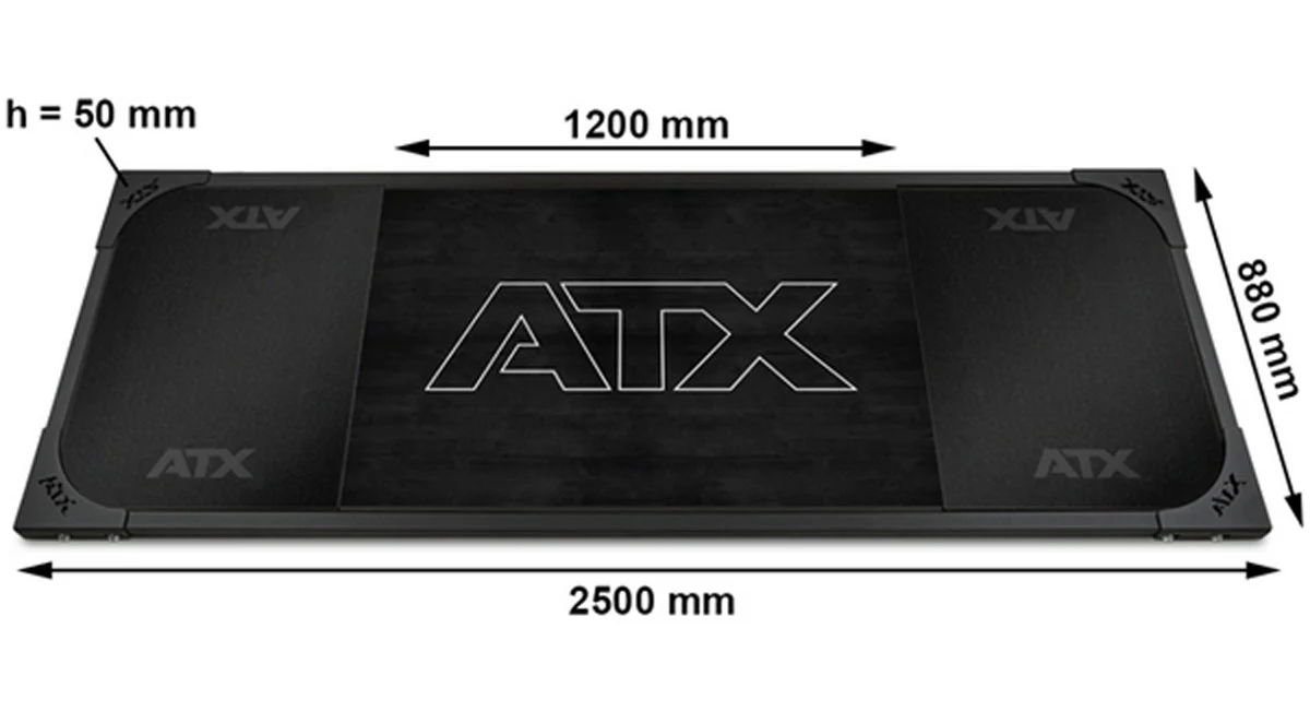 ATX Deadlift Platform mit ATX Outline-Logo - Schwarz - Image 6