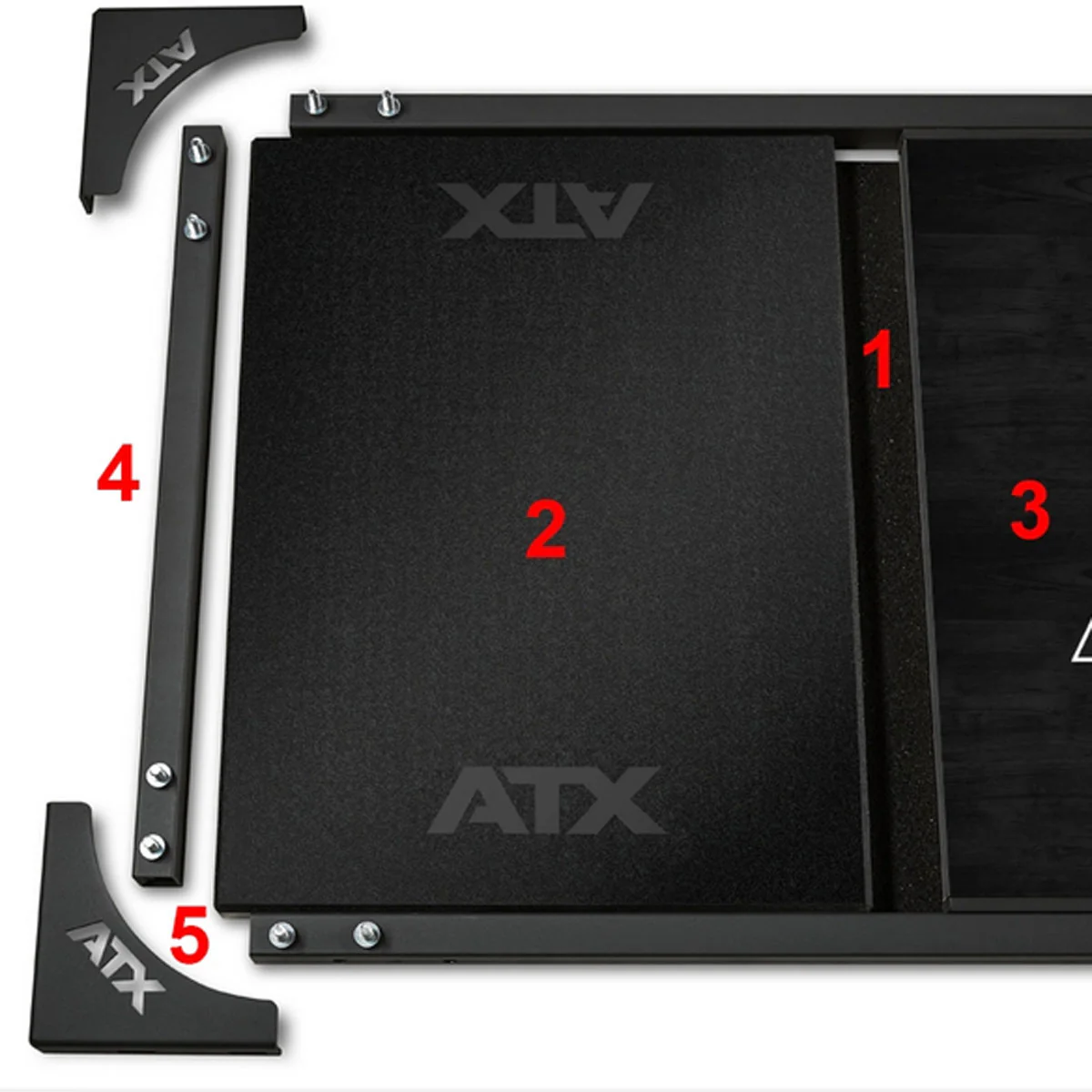 ATX Deadlift Platform mit ATX Outline-Logo - Schwarz - Image 7