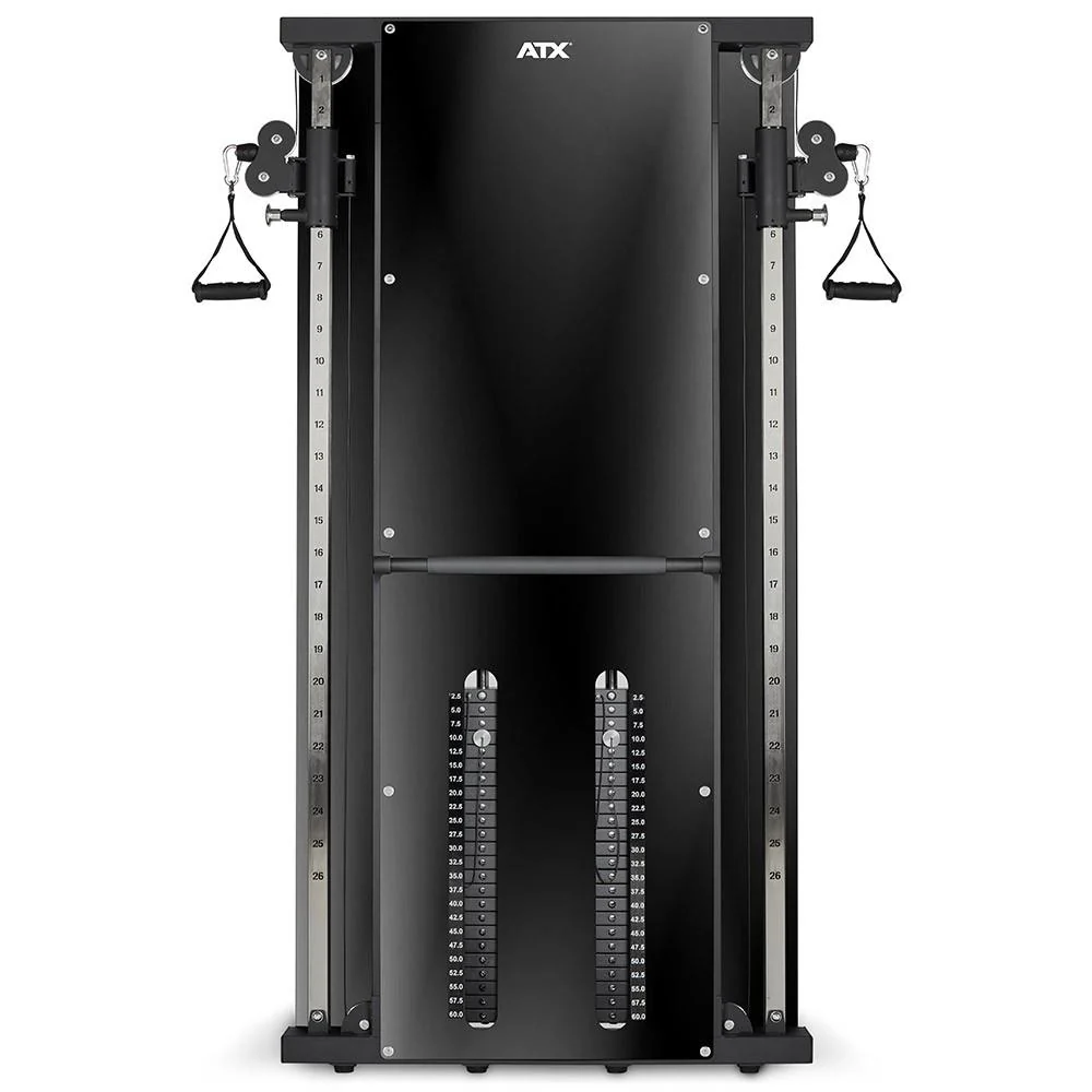 ATX Duale Wandzugstation mit 2 x 60 kg Steckgewichten - Image 2
