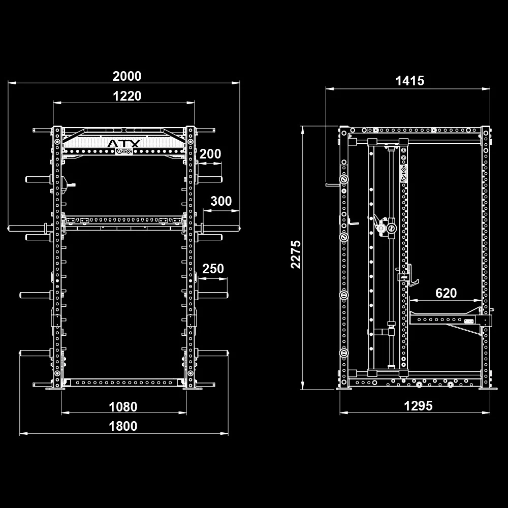 ATX Fahrbare Multipresse - Power Smith Rack - Image 20