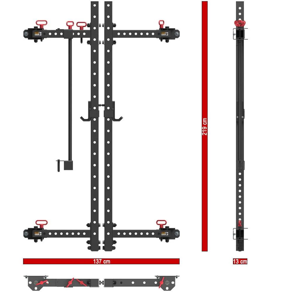 ATX Fold Back Rack - Half Rack 750 - Einklappbar - Image 6