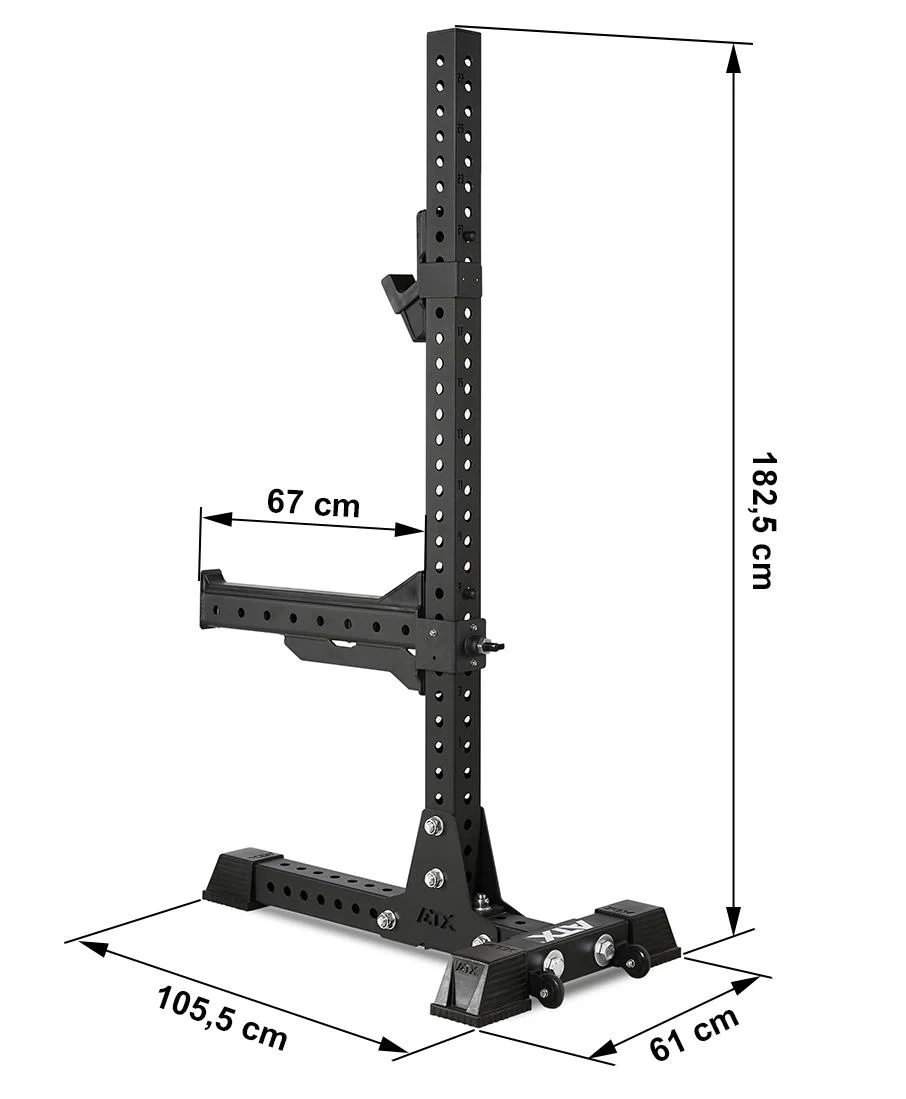 ATX Free Stands - massives Hantel Rack freistehend inkl. J-Hooks und Safety Spotter Arms - Image 9