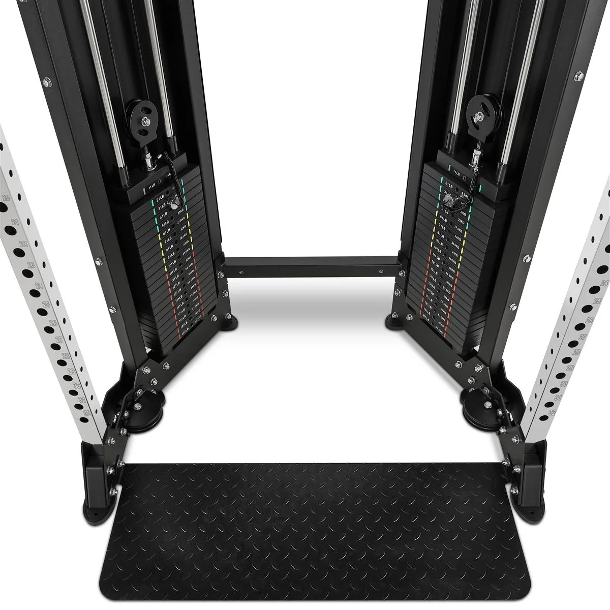 ATX Kabelzugstation - Rack mit 2 x 90 kg Steckgewichten und Zubehör! - Image 7