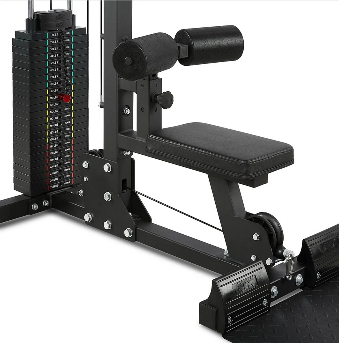 ATX Lat Machine 750 - Latzuggerät mit 115kg / 117,5kg Steckgewichten - Image 2