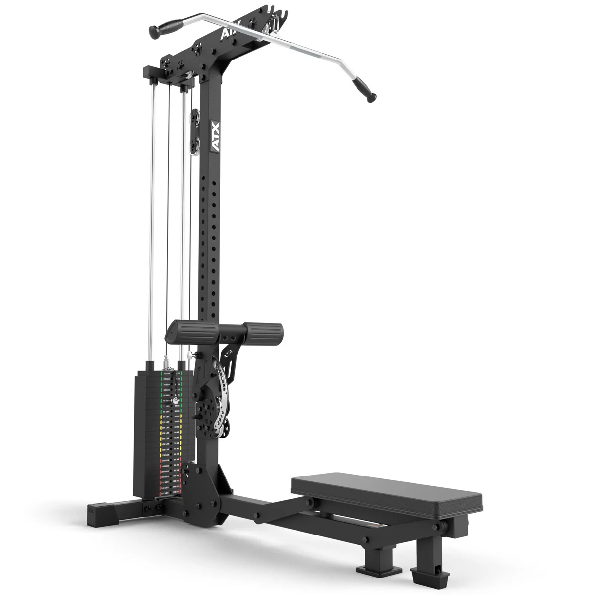 ATX Latzug und Ruderzug LMSW-700 - 115 kg Steckgewichte - Image 3