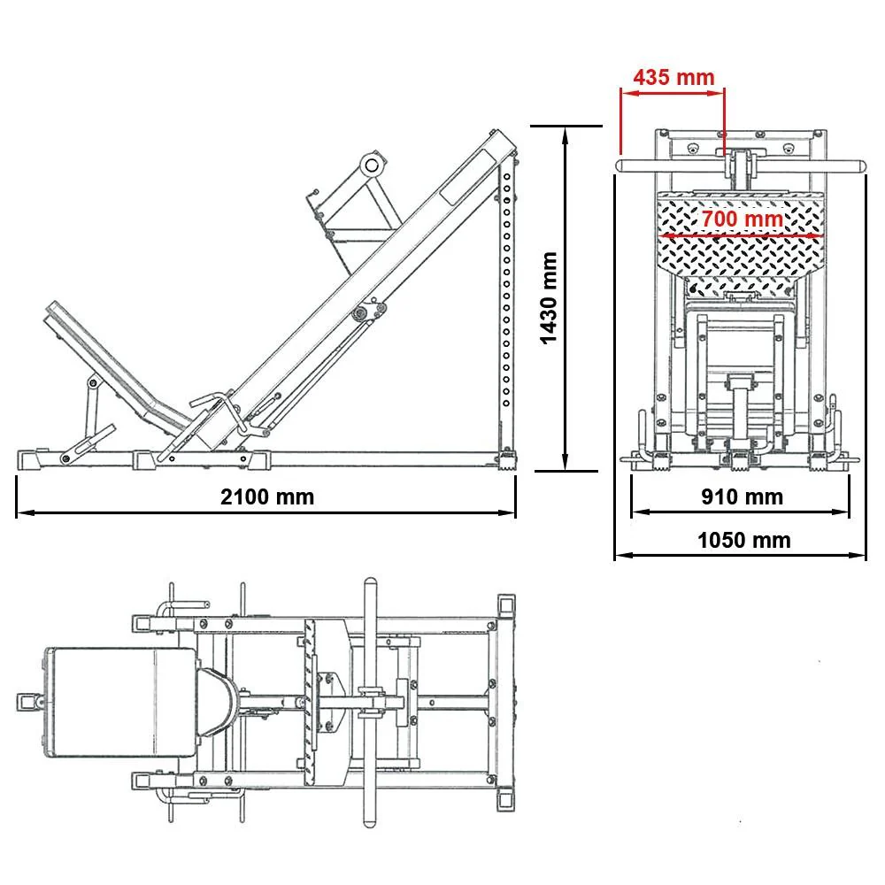 ATX Leg Press Classic 45° - Beinpresse - Image 14