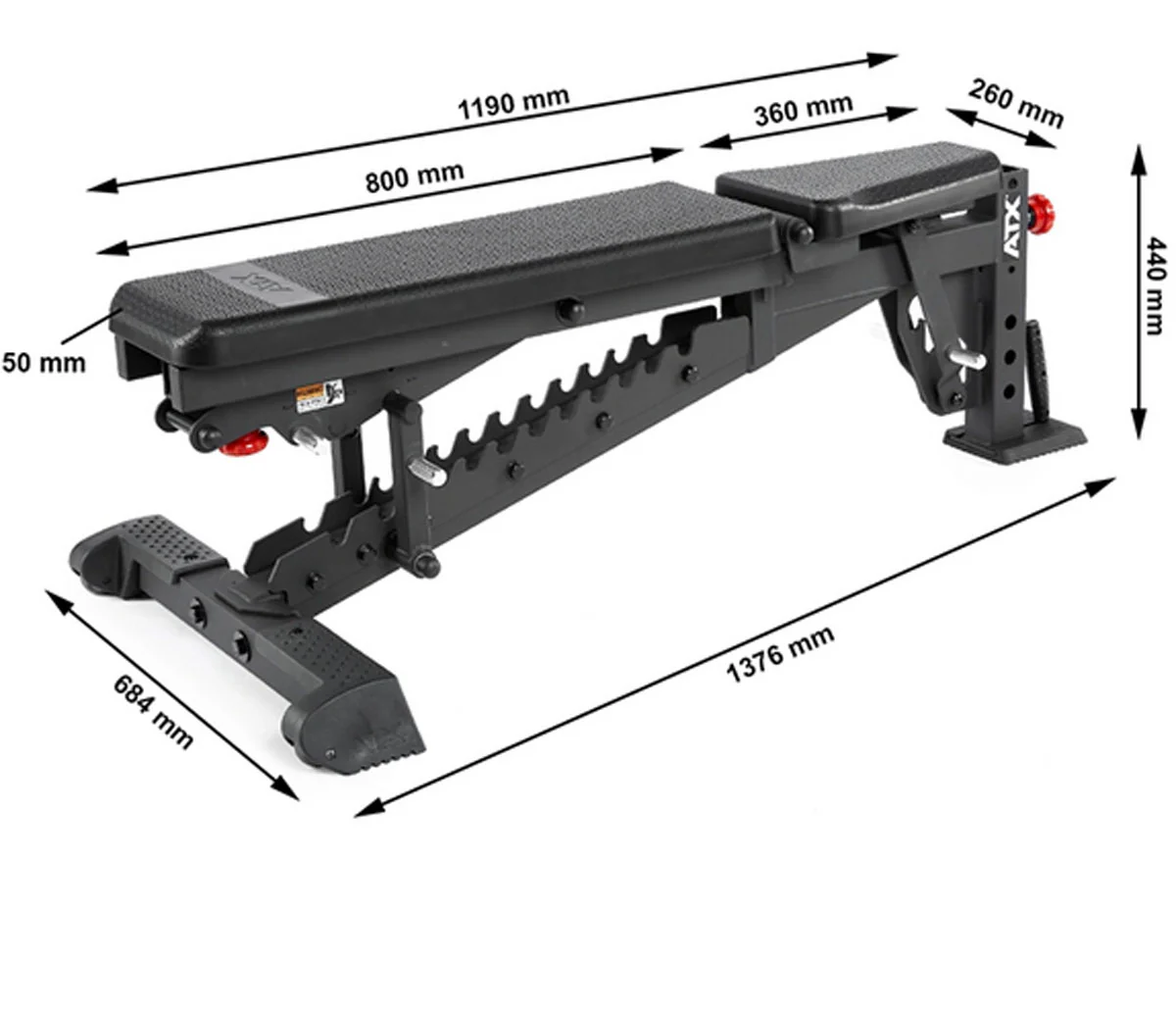 ATX Multi Bench - Ultimate Neues Modell 2.0 - mit PU-Polsterung - Image 10