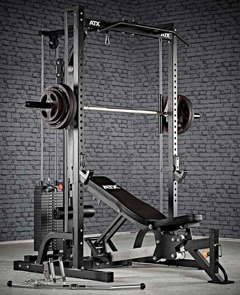 ATX Multipresse 30mm mit Latzuggerät 115 kg Steckgewichte - Image 4