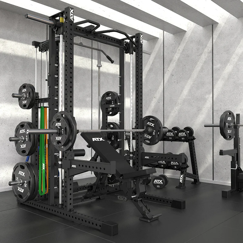 ATX Multipresse-Rack 780 Komplettstation mit Latzugstation - 125 kg Steckgewichte - Image 13
