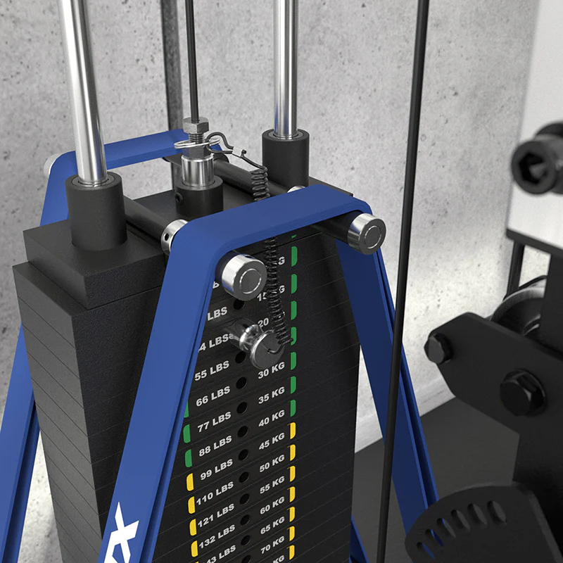 ATX Multipresse-Rack 780 Komplettstation mit Latzugstation - 125 kg Steckgewichte - Image 19