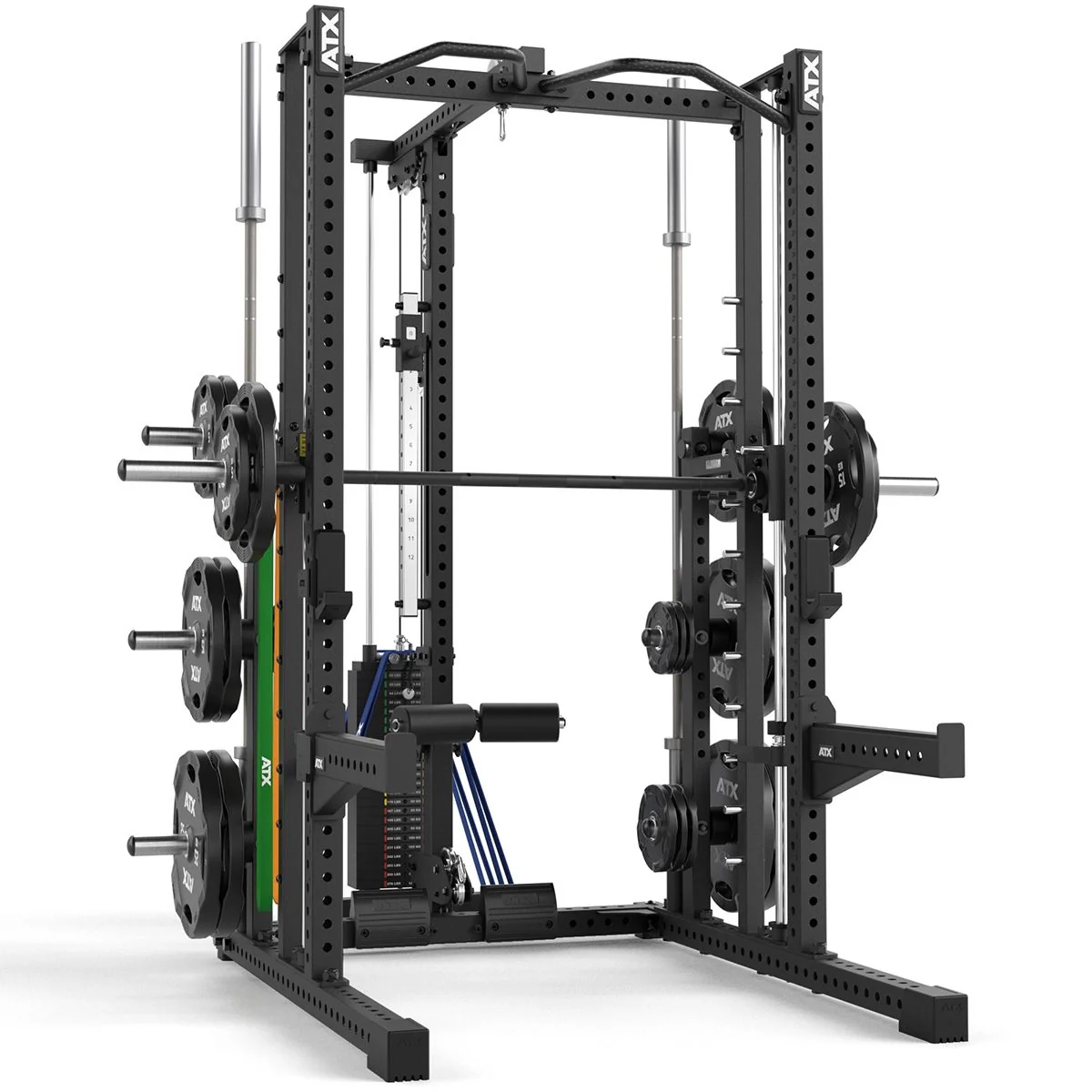 ATX Multipresse-Rack 780 Komplettstation mit Latzugstation - 125 kg Steckgewichte - Image 2