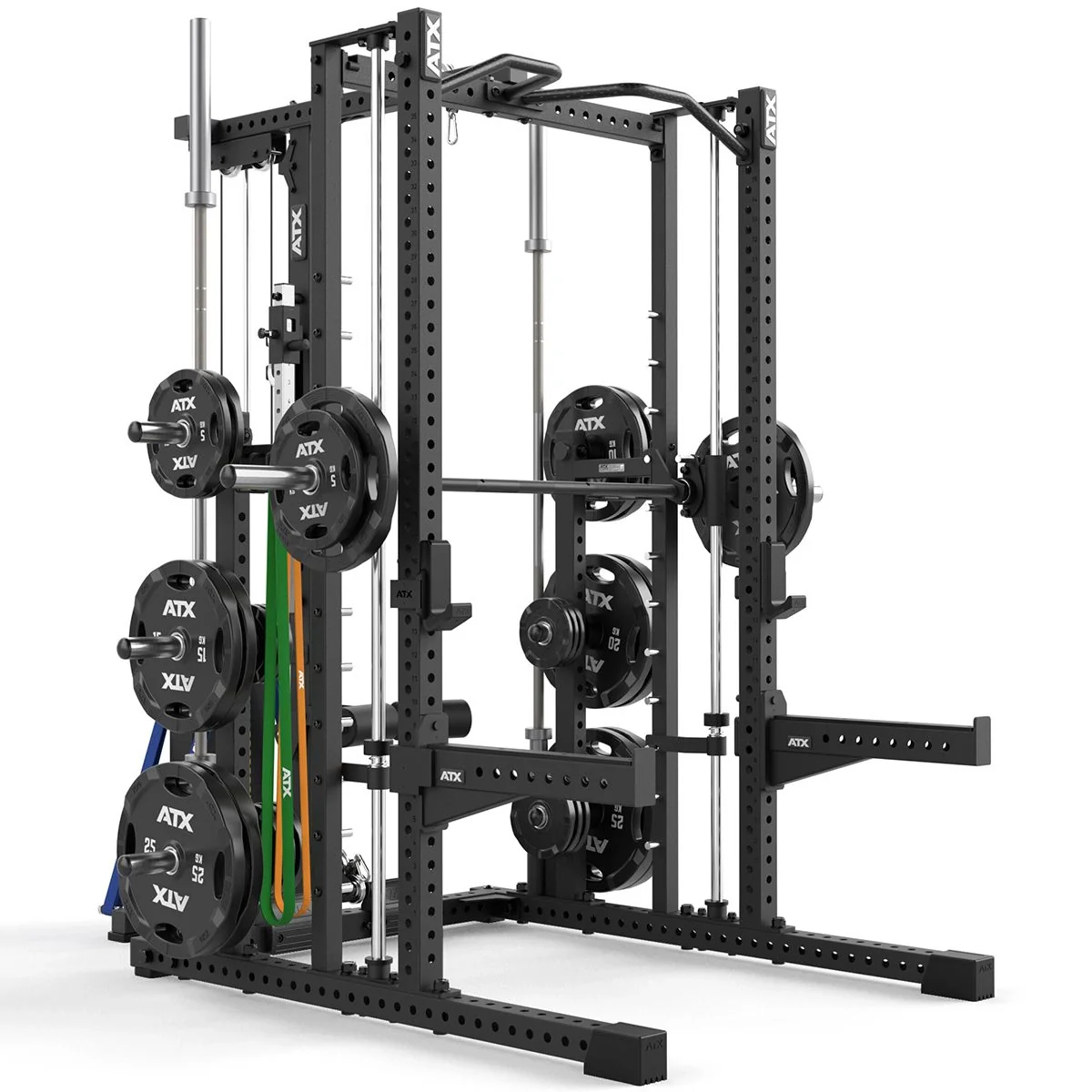 ATX Multipresse-Rack 780 Komplettstation mit Latzugstation - 125 kg Steckgewichte - Image 4