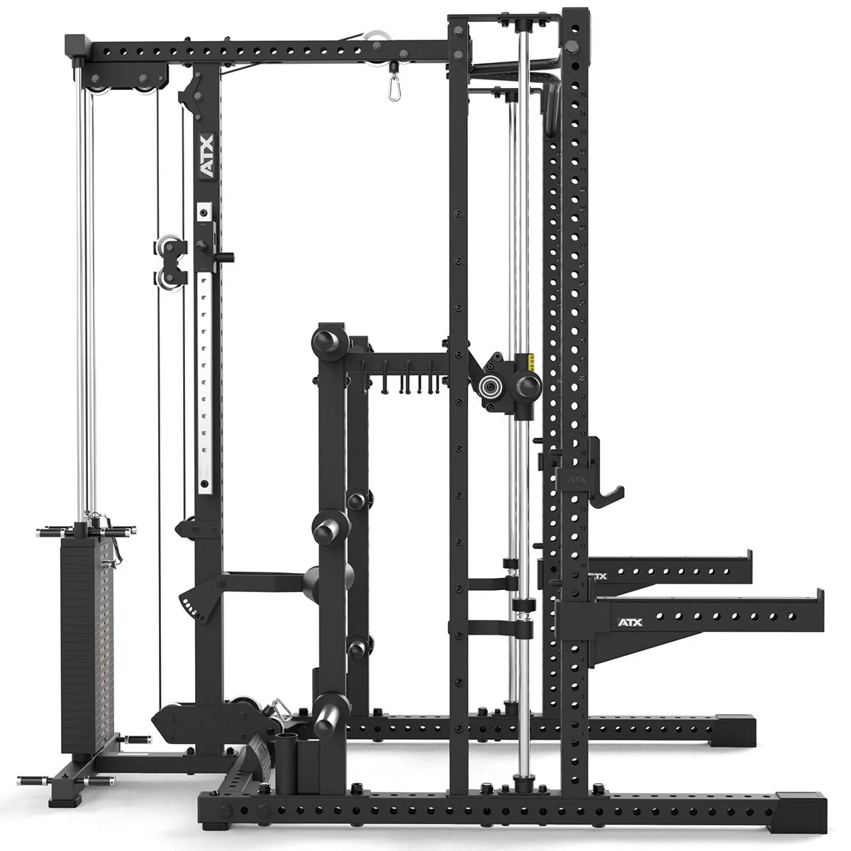 ATX Multipresse-Rack 780 Komplettstation mit Latzugstation - 125 kg Steckgewichte - Image 5