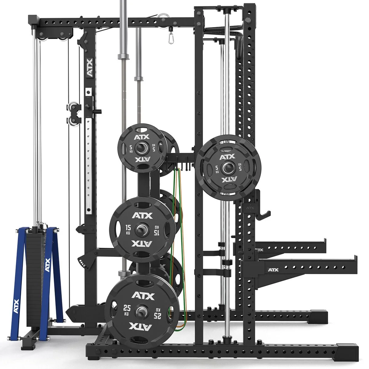 ATX Multipresse-Rack 780 Komplettstation mit Latzugstation - 125 kg Steckgewichte - Image 6