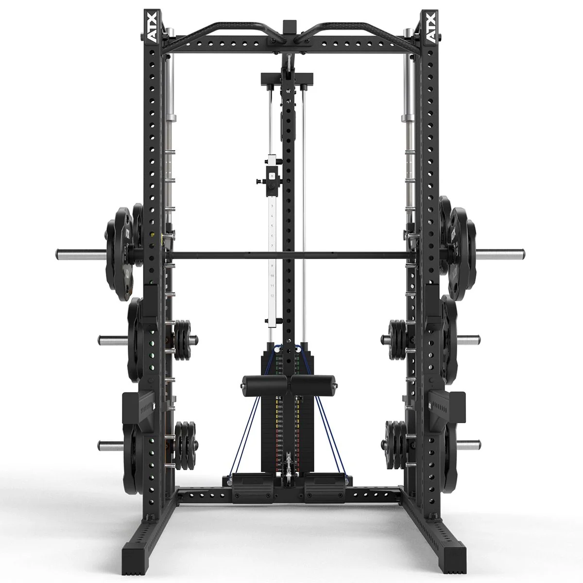 ATX Multipresse-Rack 780 Komplettstation mit Latzugstation - 125 kg Steckgewichte - Image 8