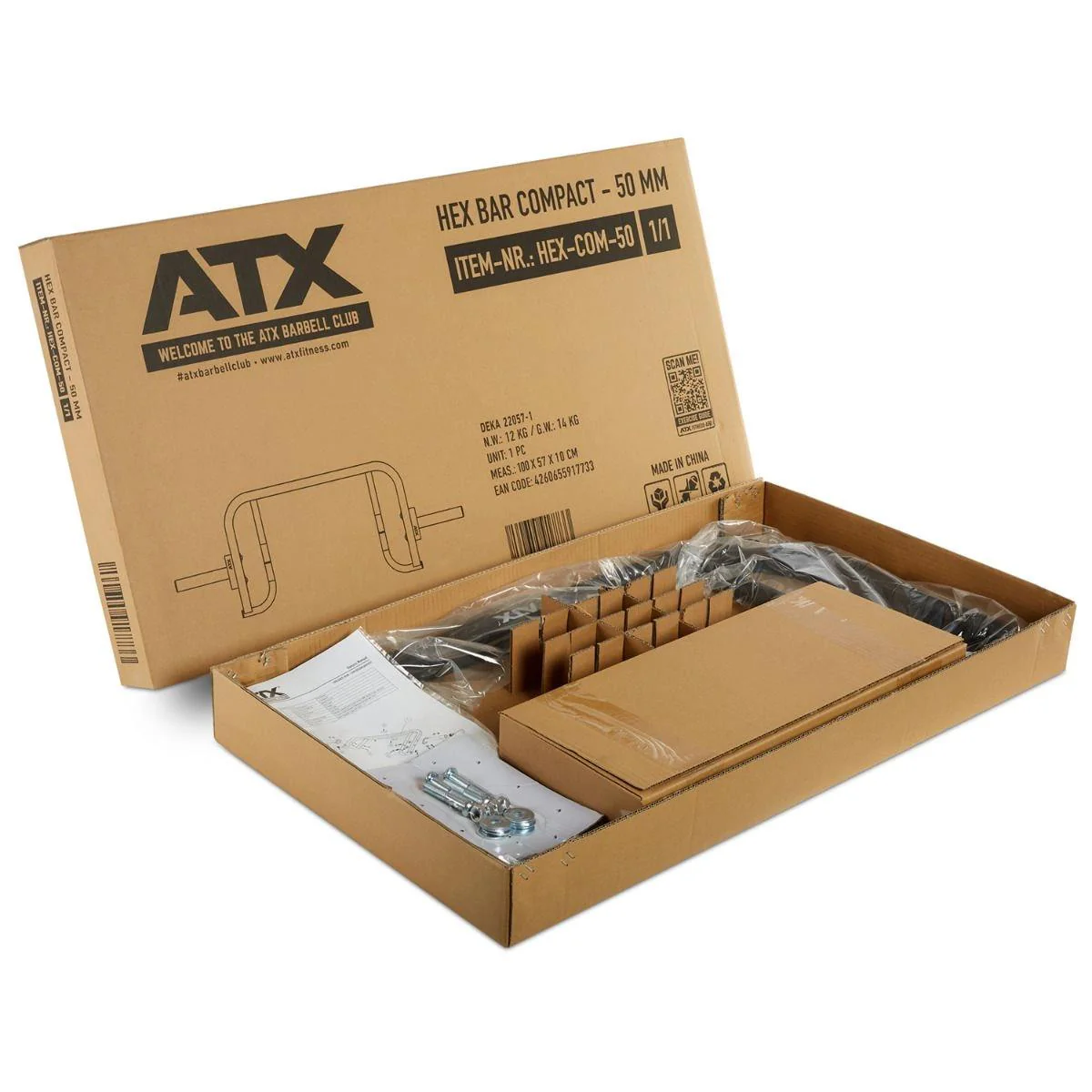 ATX Open Hex Bar Compact - 50 mm - Image 10
