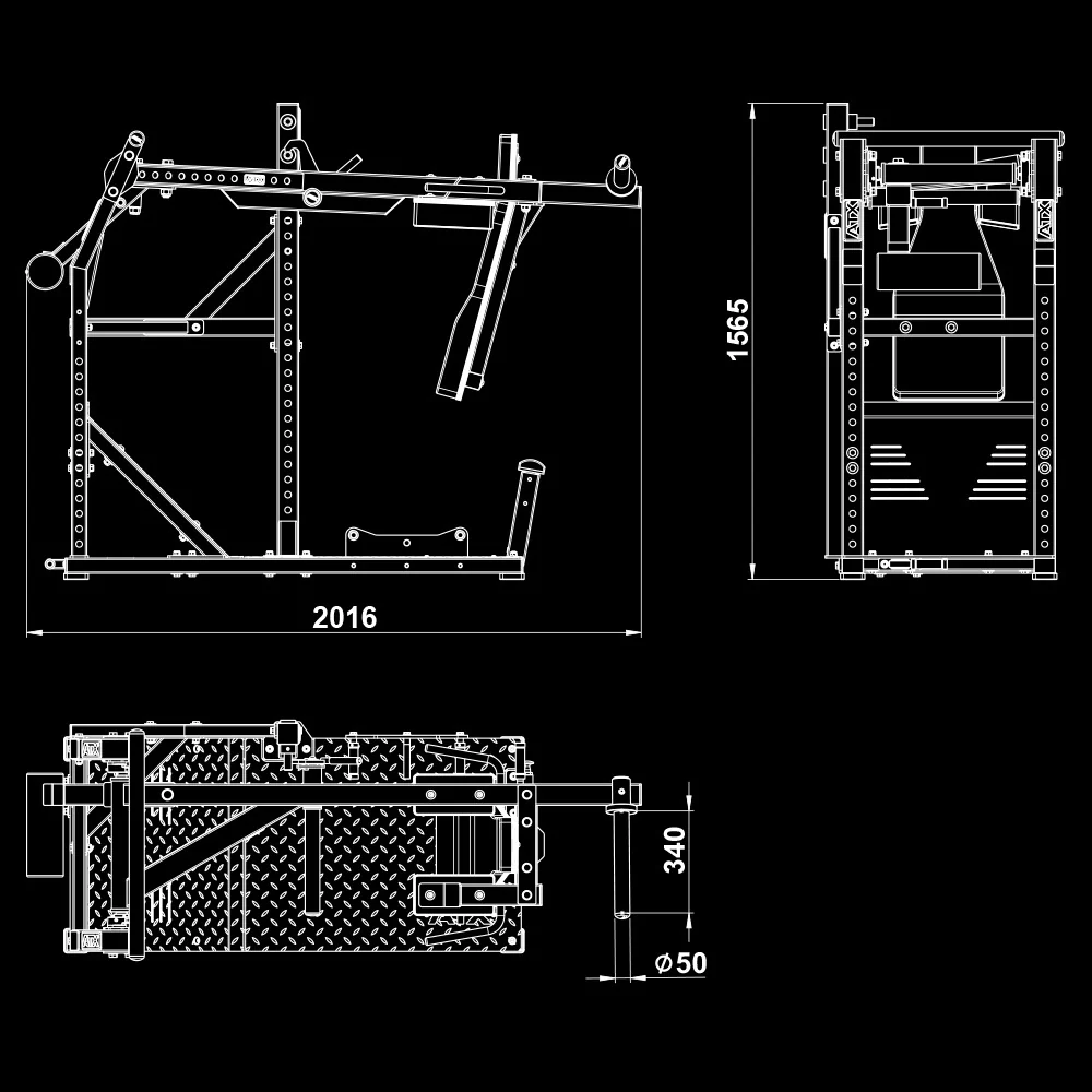 ATX Kniebeugemaschine - Pendulum Squat - Image 21