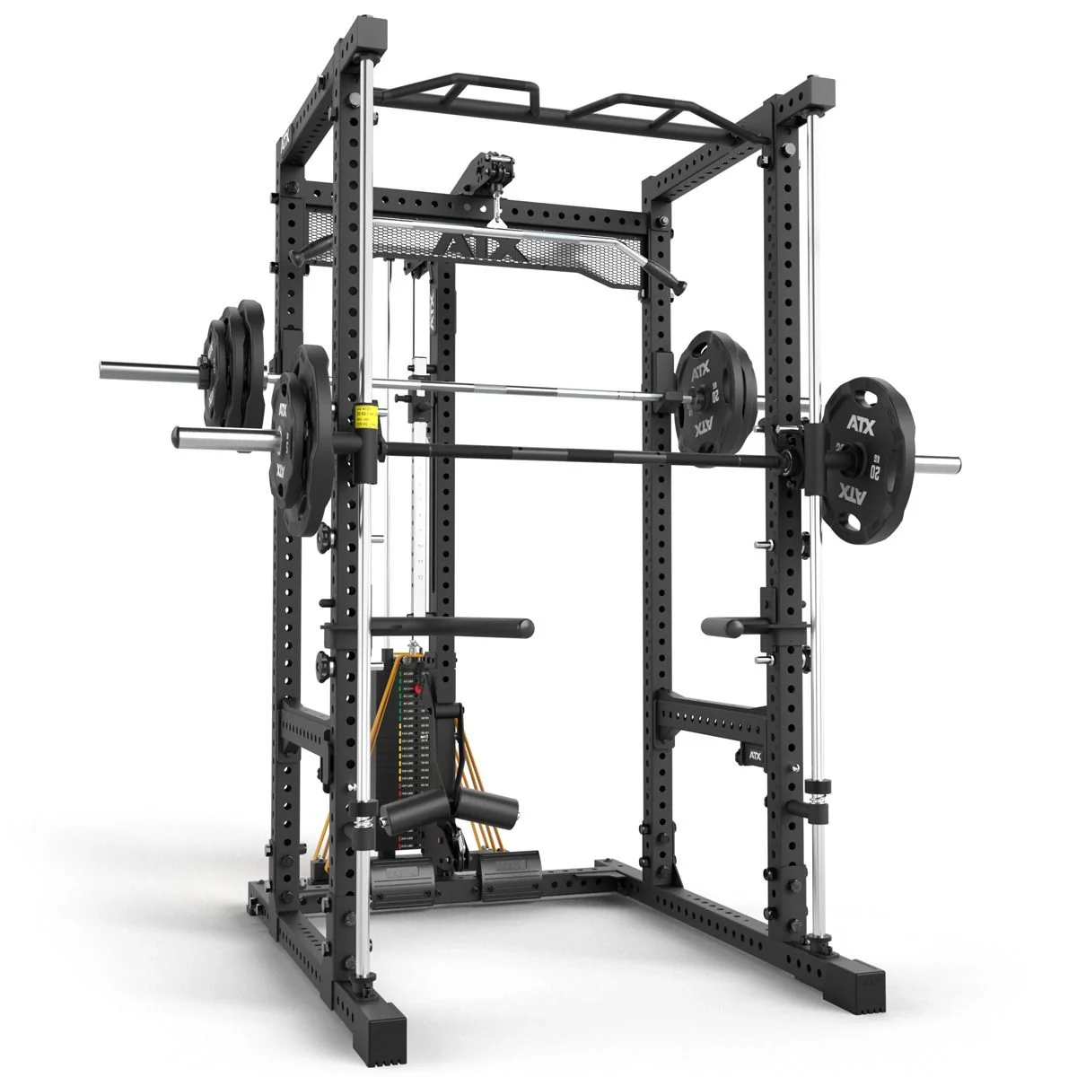 ATX Power Rack 780 2.0 mit Latzug - 125kg Steckgewichte & Multipresse - Image 2