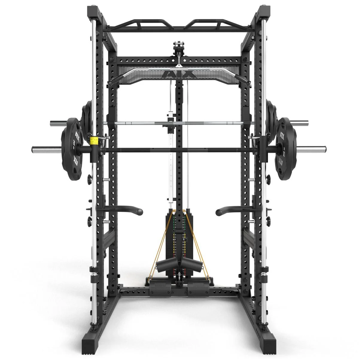 ATX Power Rack 780 2.0 mit Latzug - 125kg Steckgewichte & Multipresse - Image 4