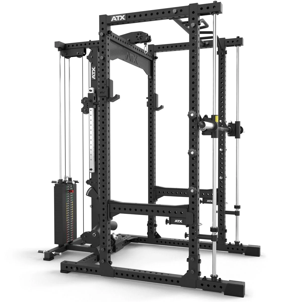ATX Power Rack 780 2.0 mit Latzug - 125kg Steckgewichte & Multipresse - Image 7