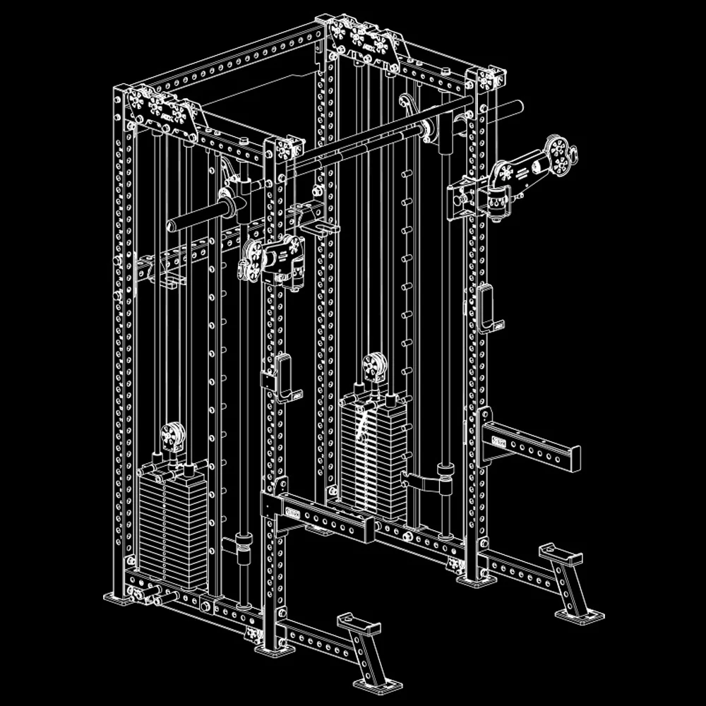 ATX Rack-Zugstation mit Multipresse - Freistehend - Image 24