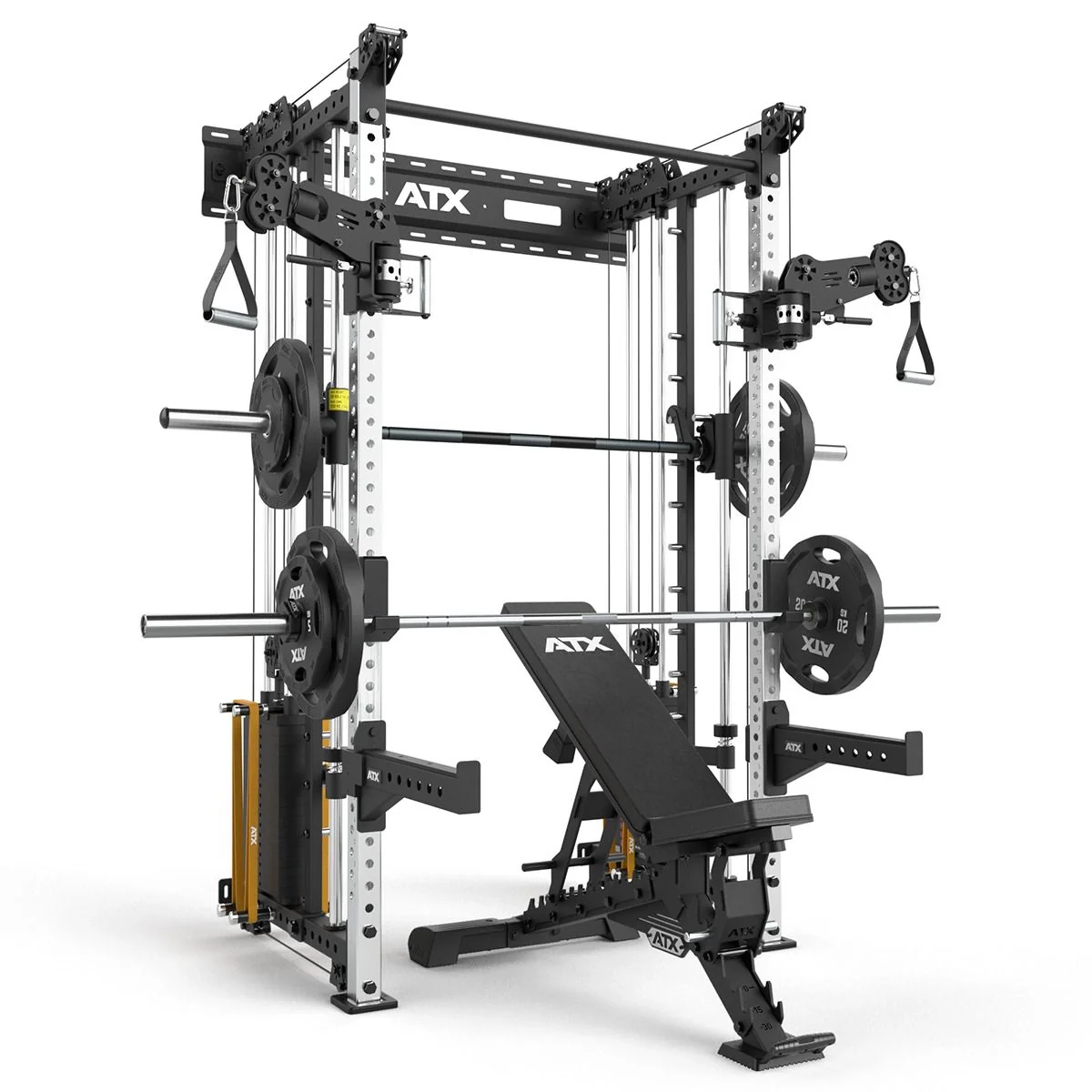 ATX Rack-Zugstation mit Multipresse zur Wandbefestigung - Image 2